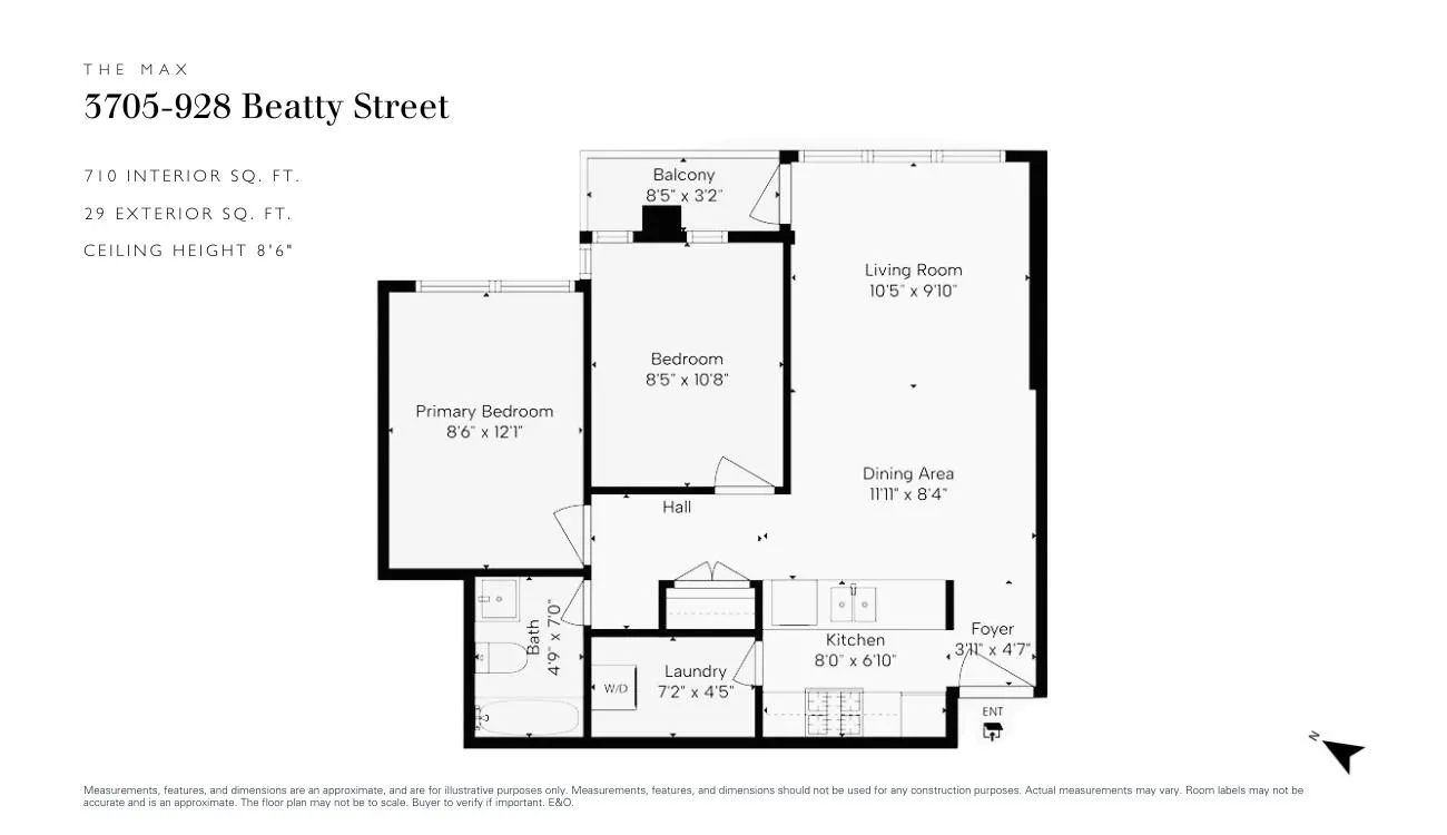 928 Beatty Street #3705