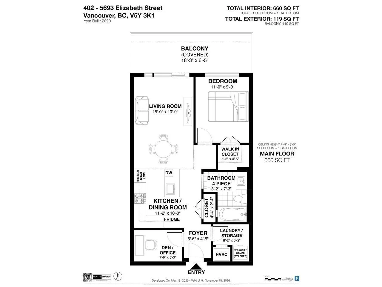 5693 Elizabeth Street #402