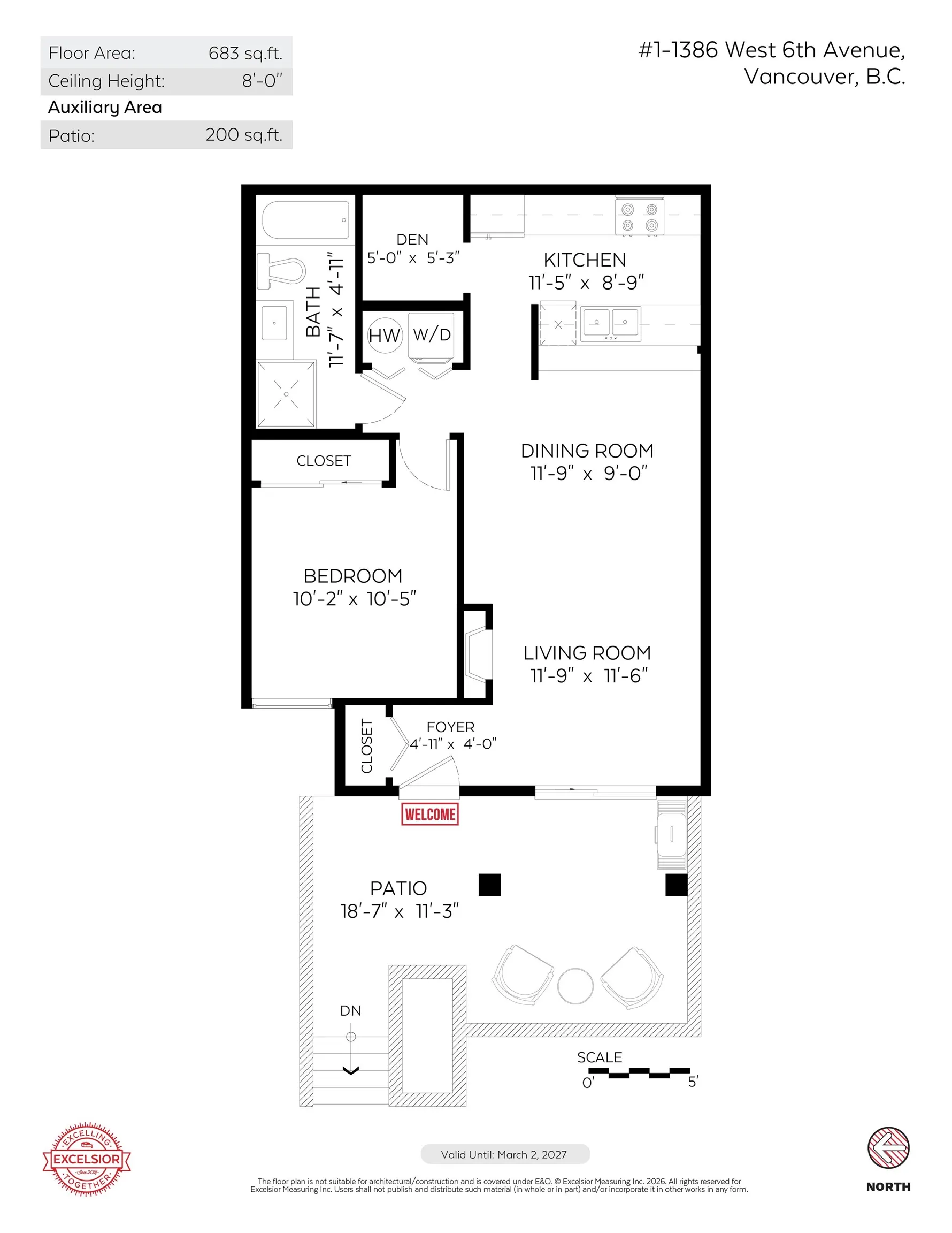1386 W 6th Avenue #1