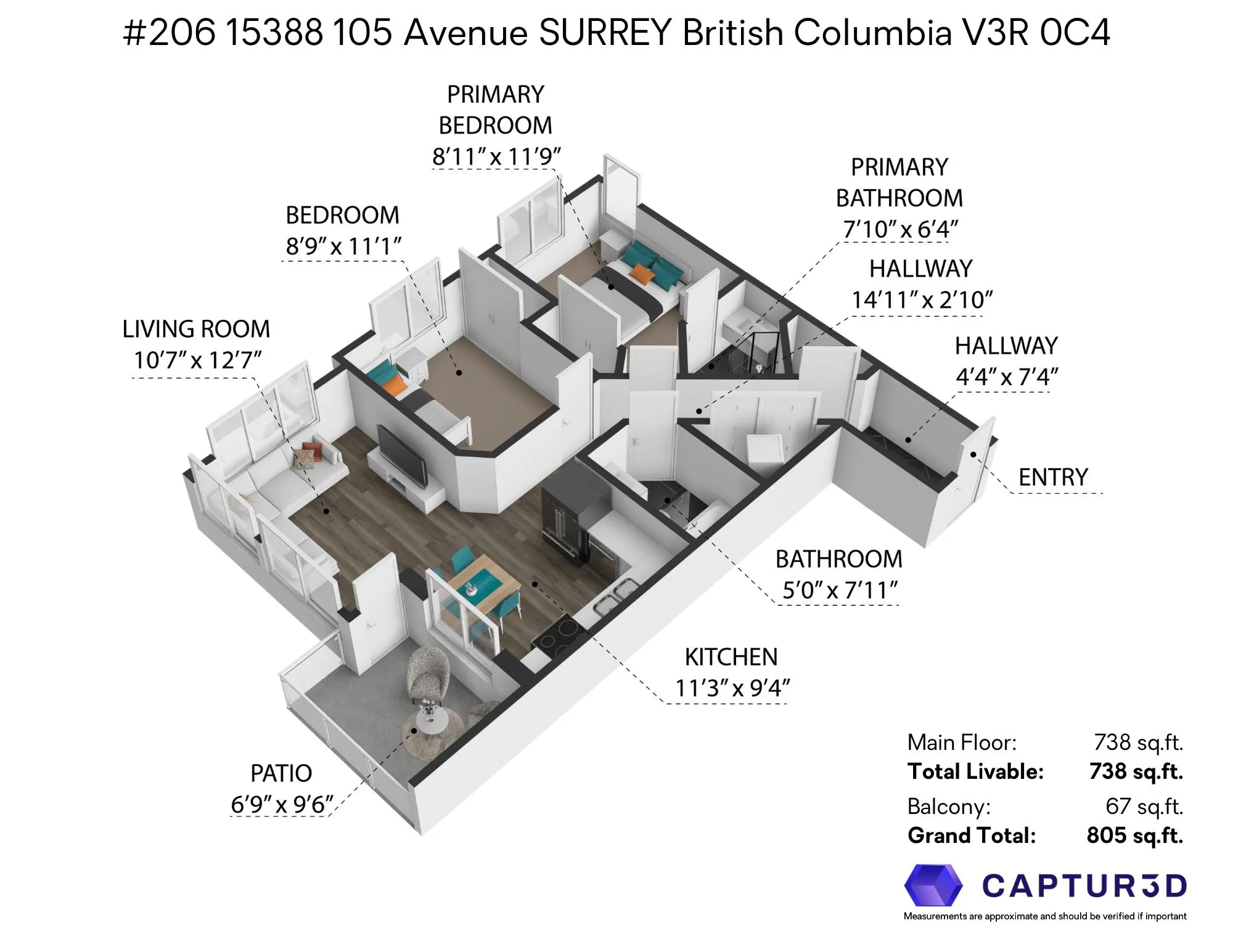 15388 105 Avenue #206