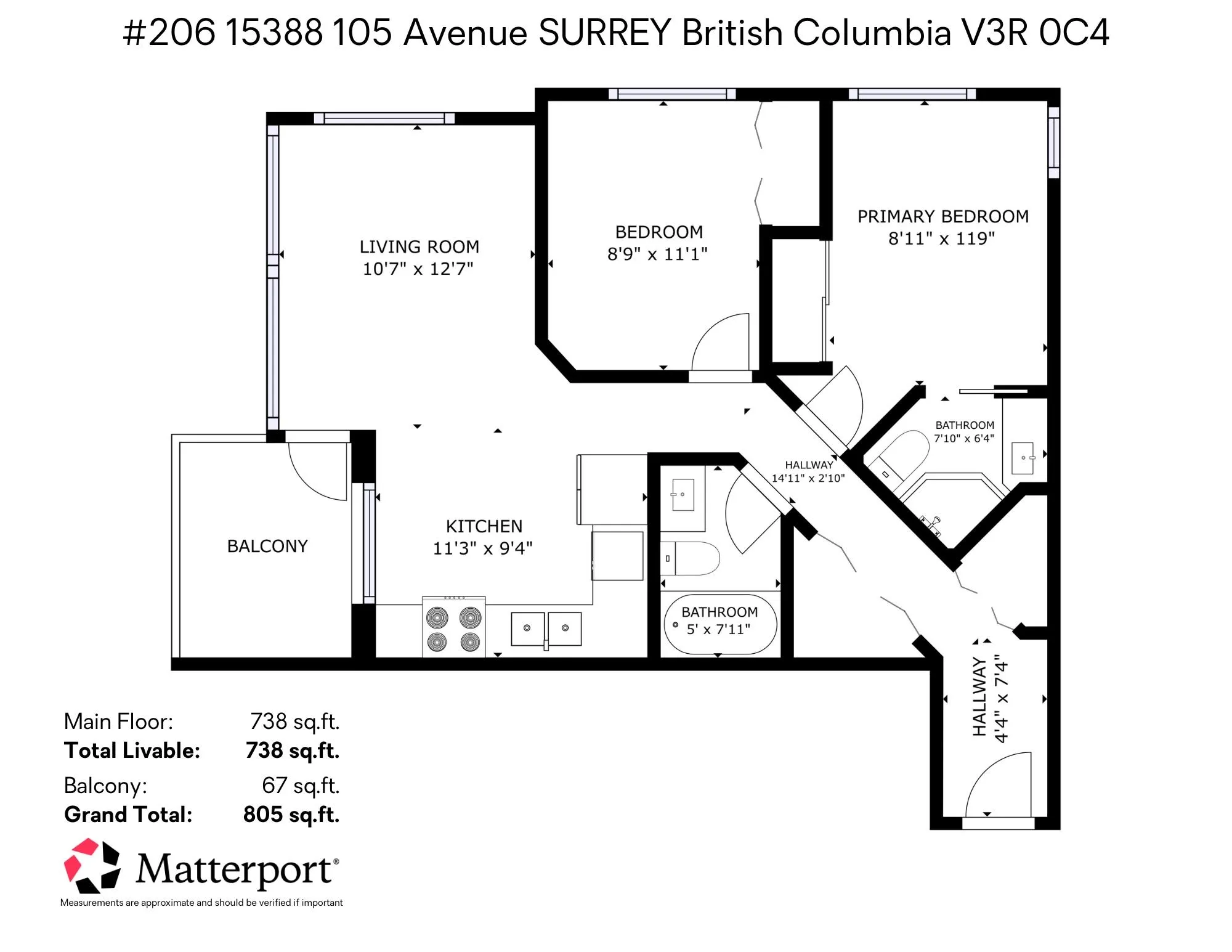 15388 105 Avenue #206