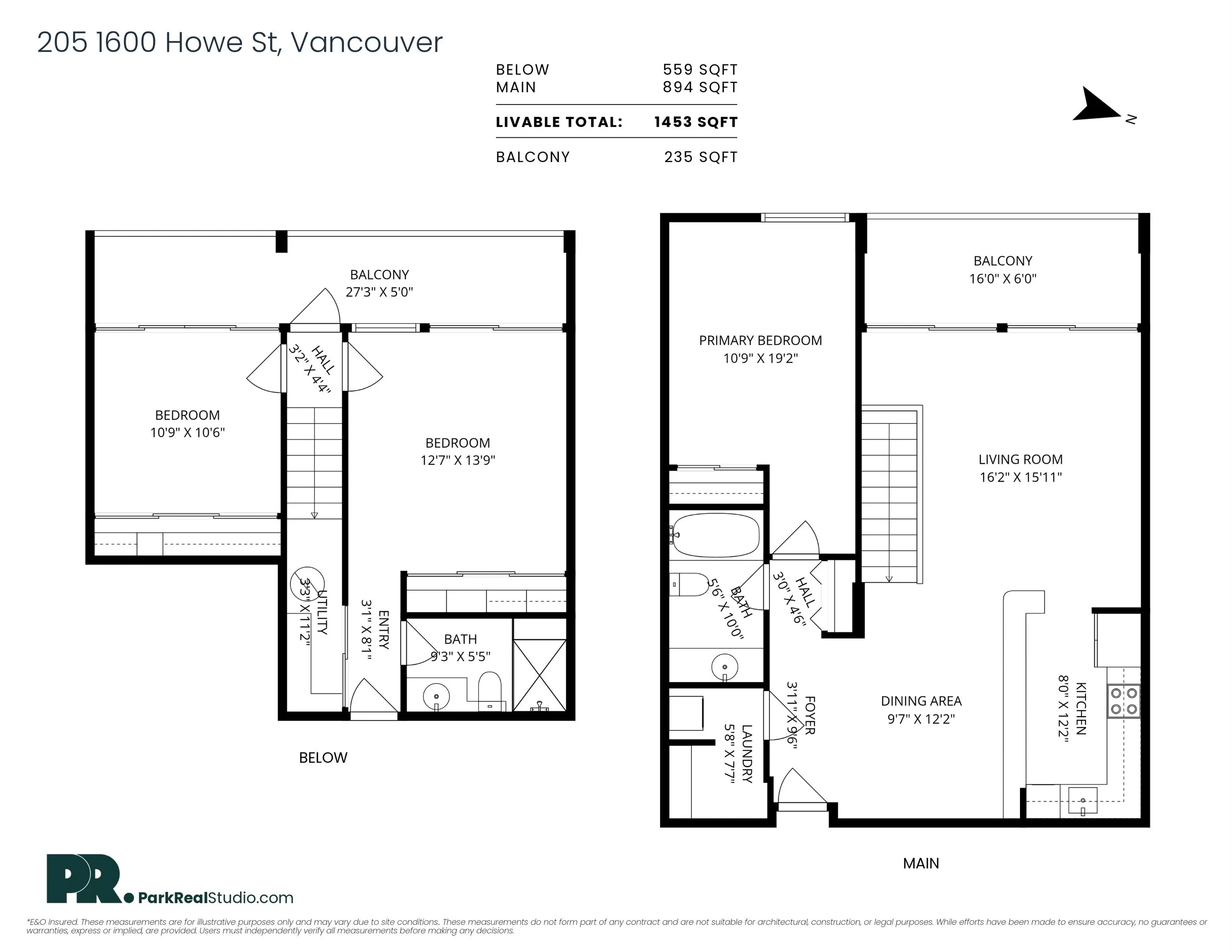 1600 Howe Street #205