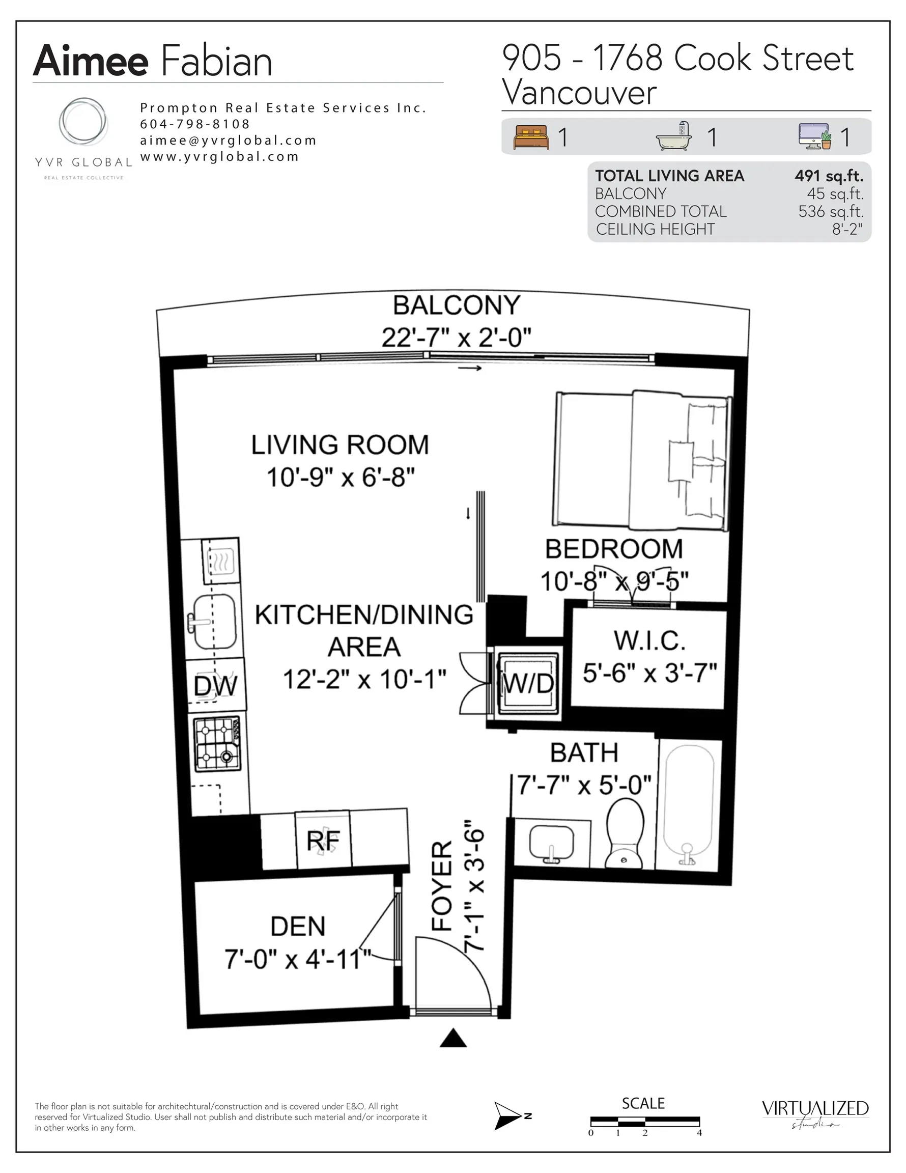 1768 Cook Street #905