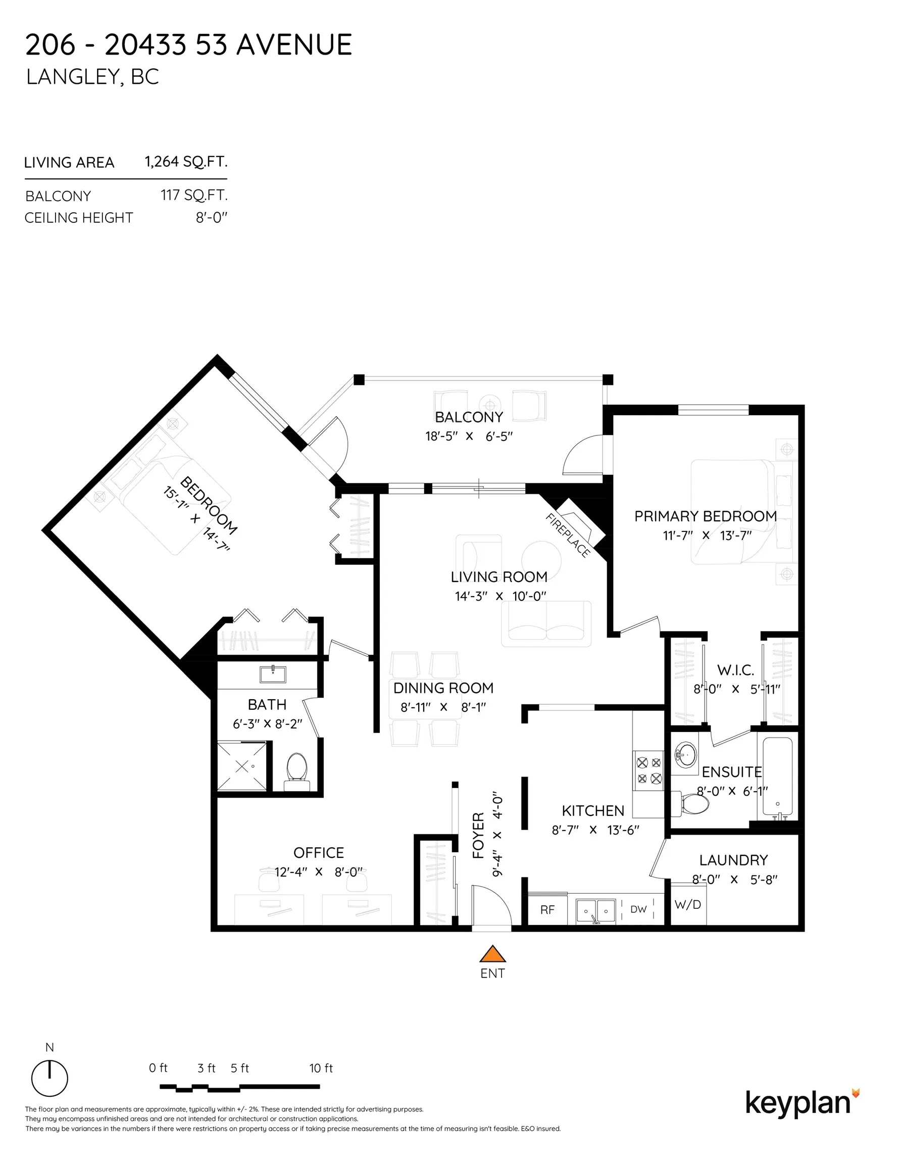 20433 53 Avenue #206