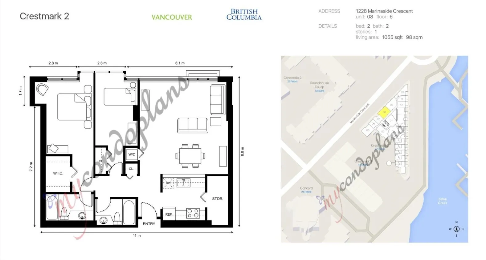 1228 Marinaside Crescent Street #608