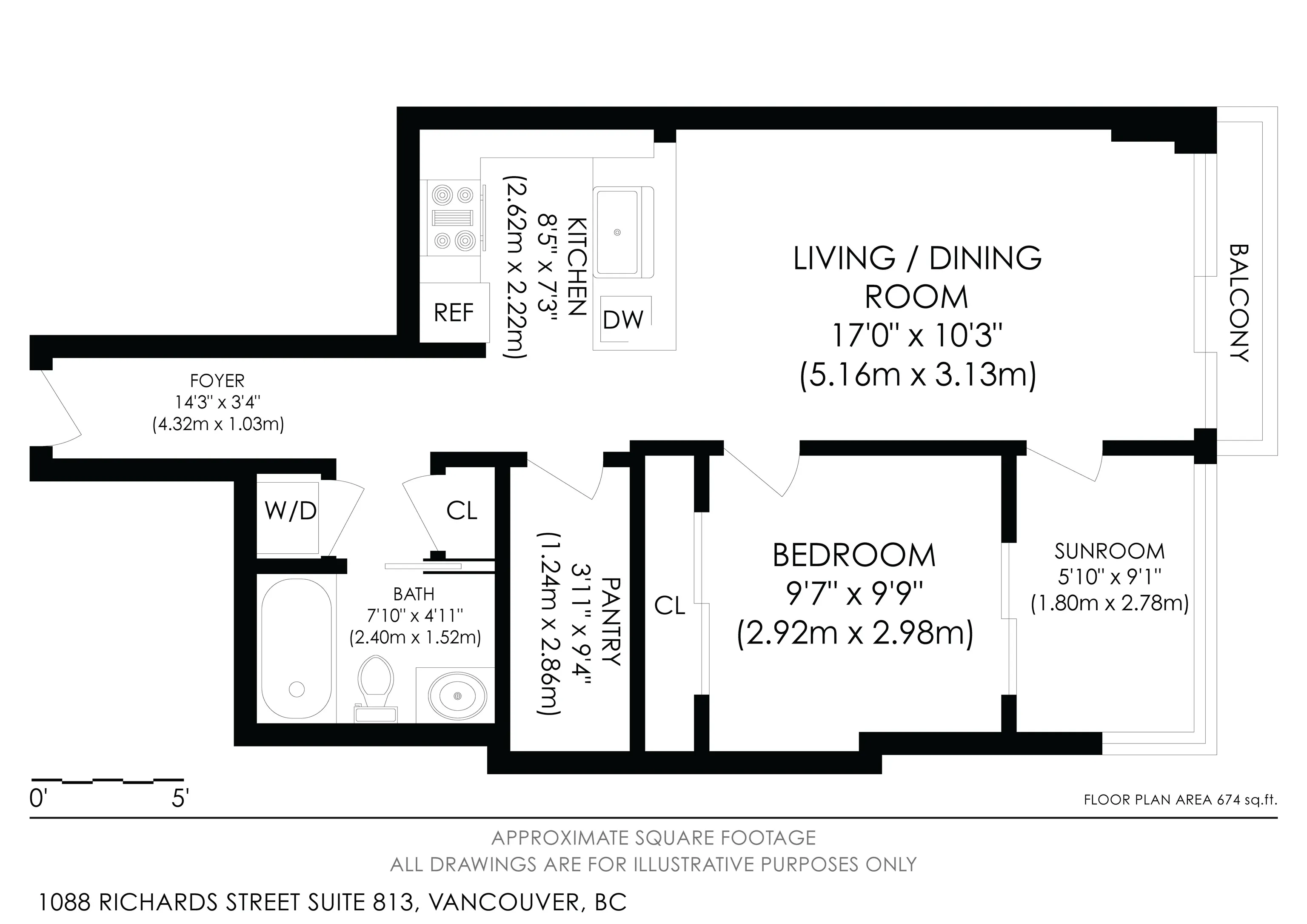 1088 Richards Street #813