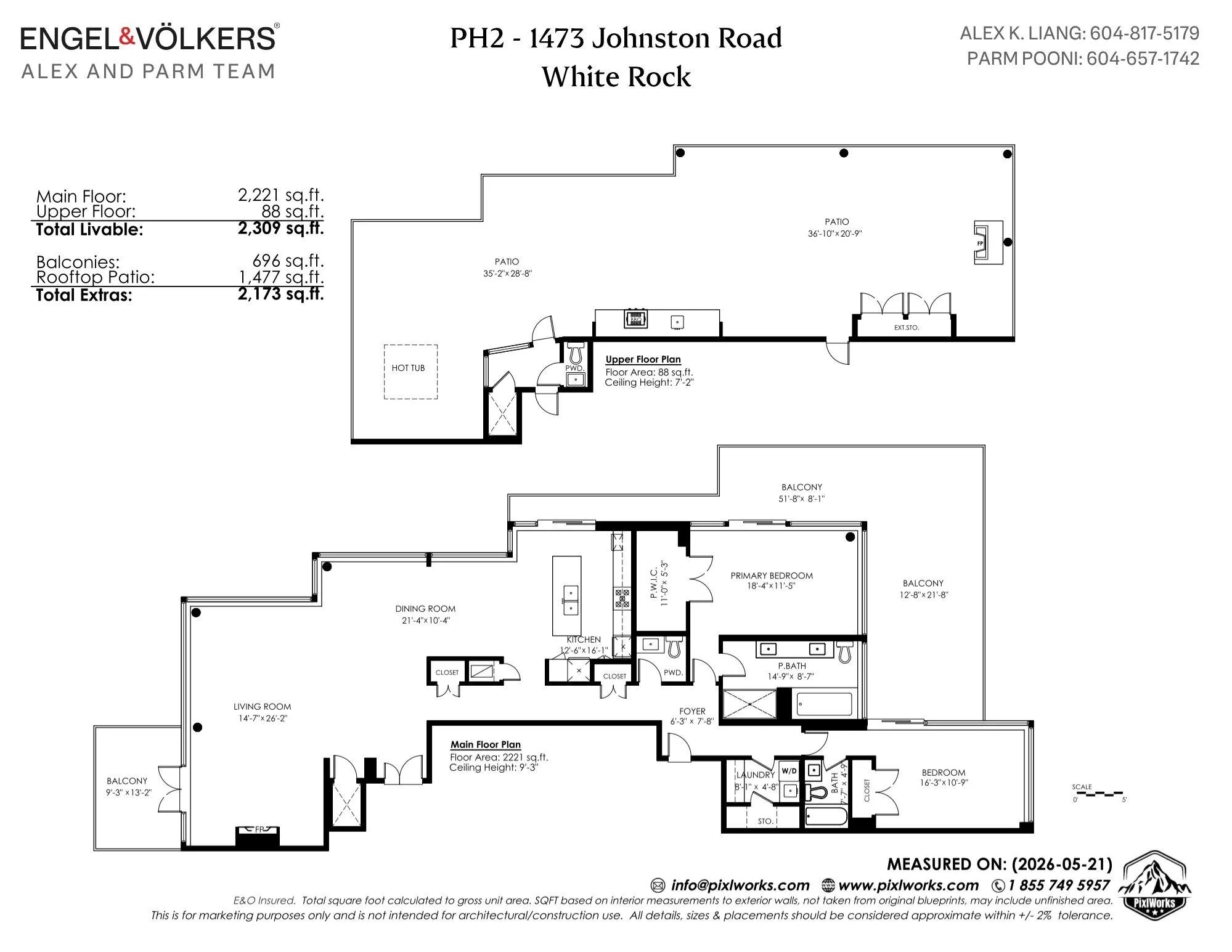 1473 Johnston Road #PH2