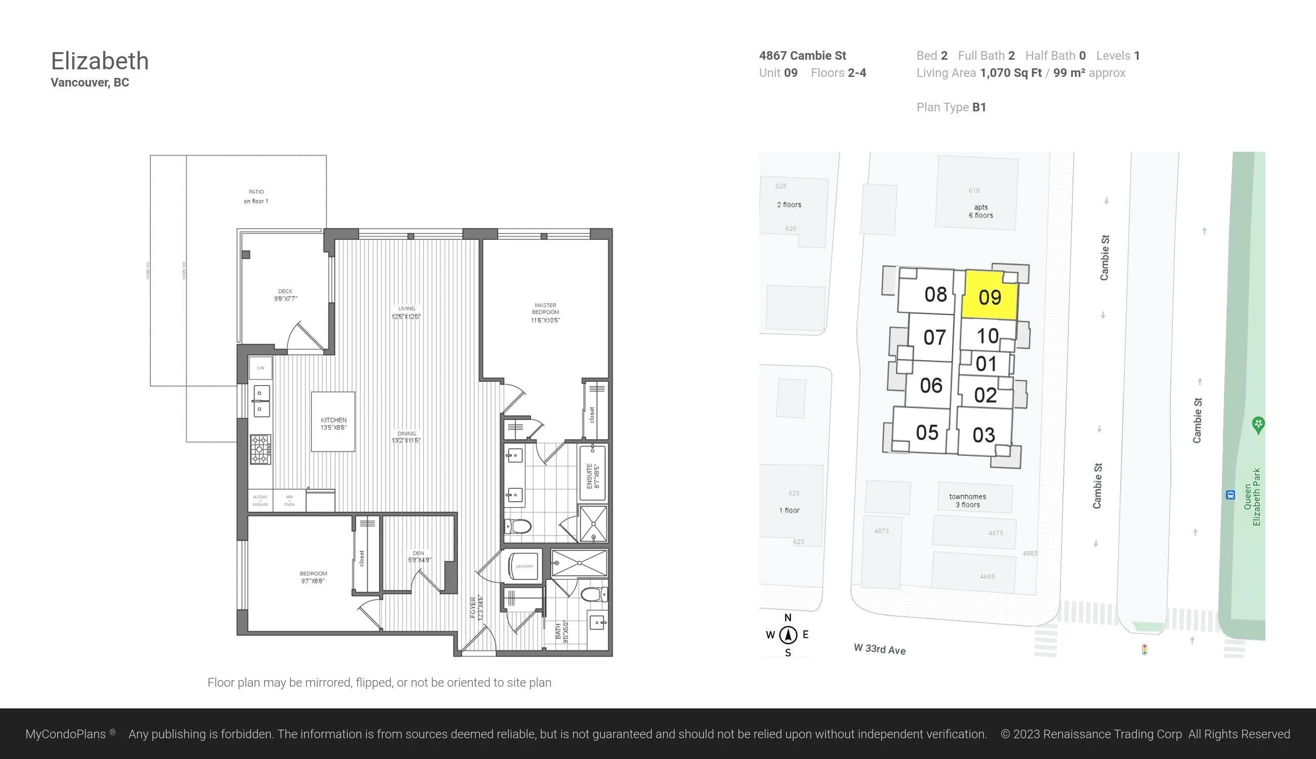 4867 Cambie Street #509