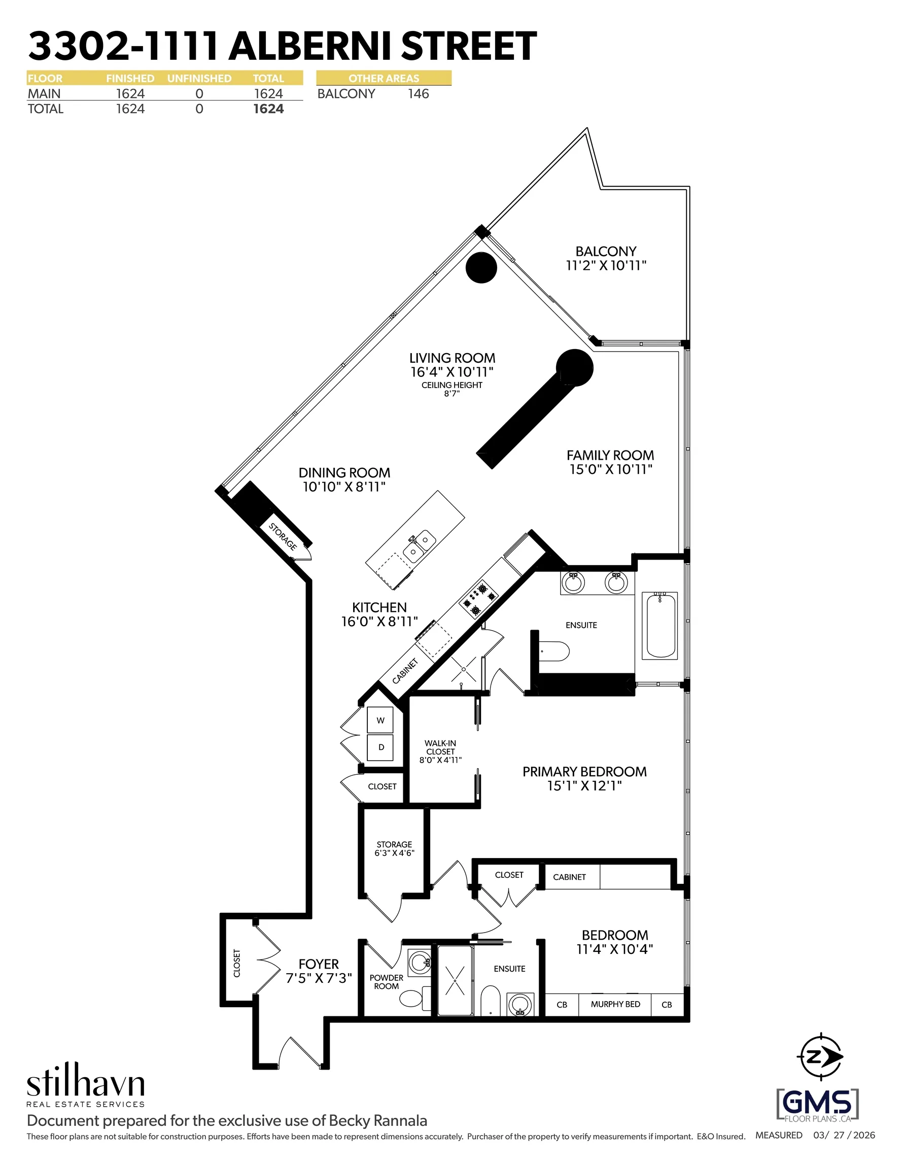 1111 Alberni Street #3302