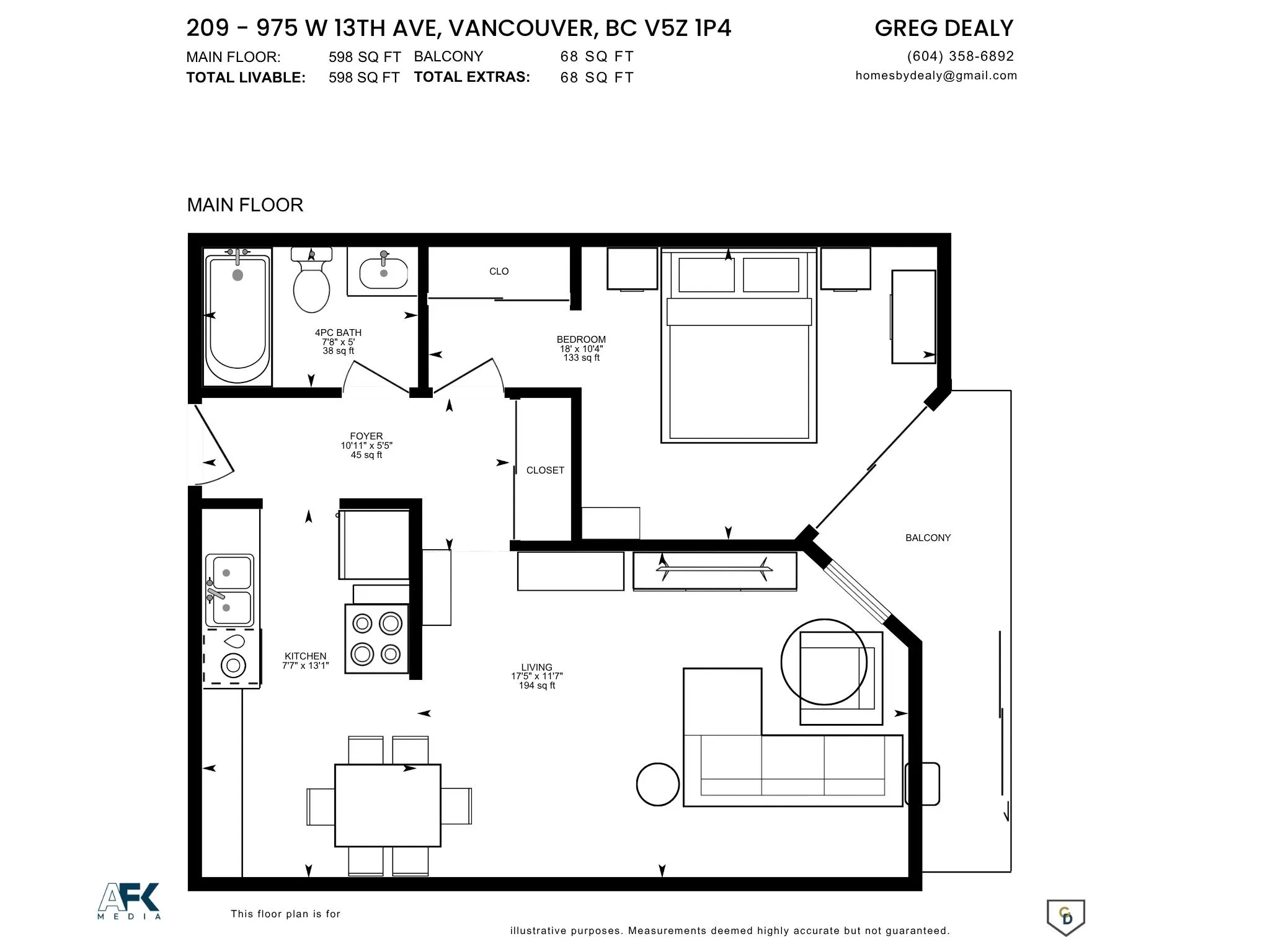 975 W 13th Avenue #209