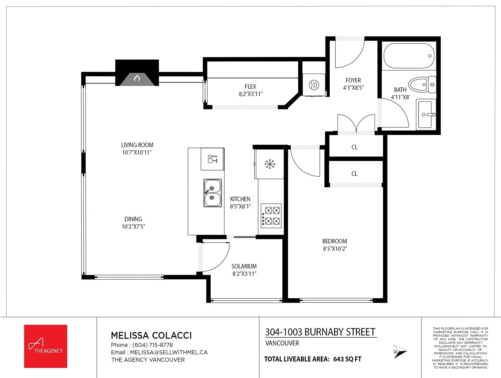 1003 Burnaby Street #304