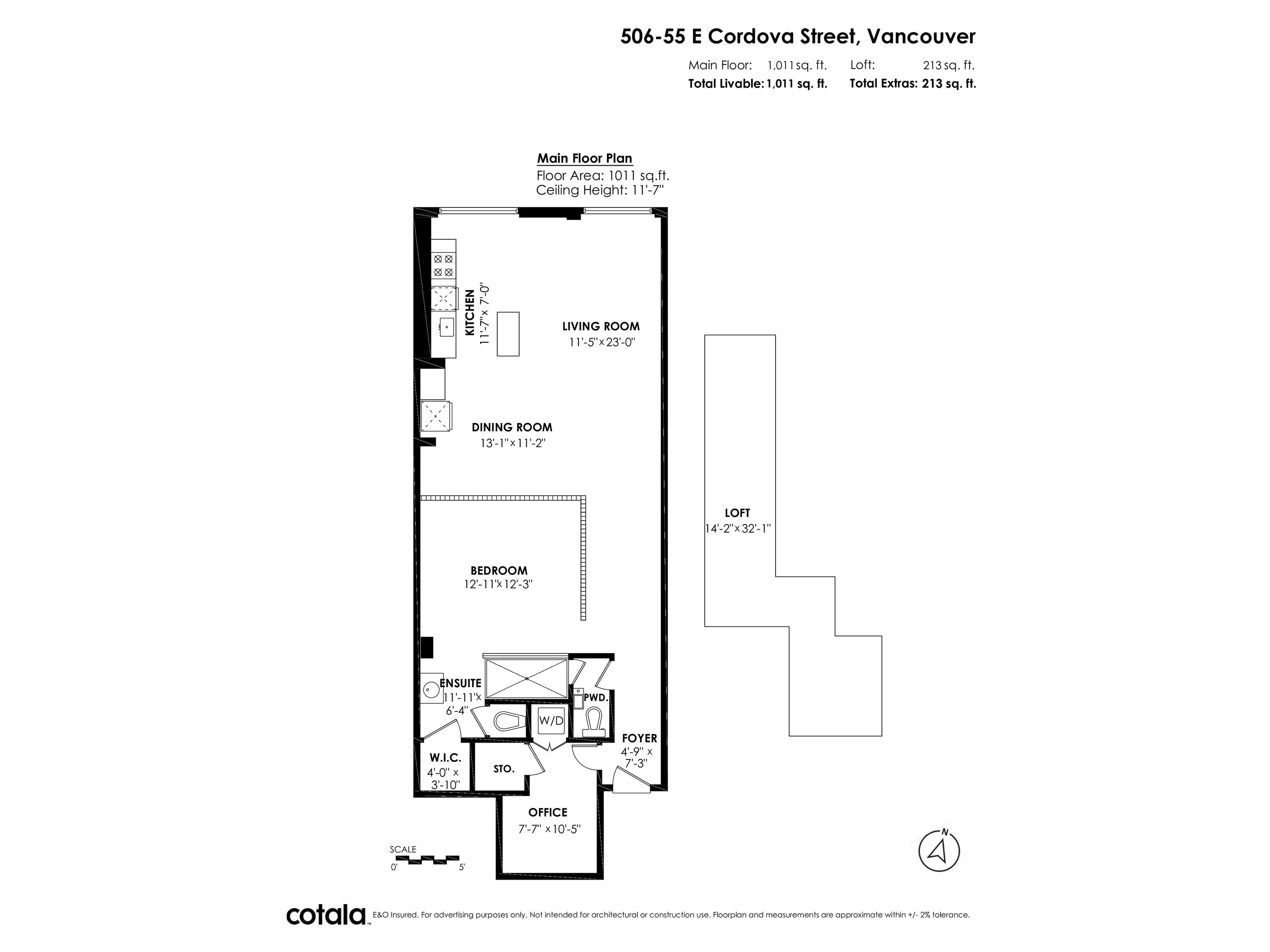 55 E Cordova Street #506