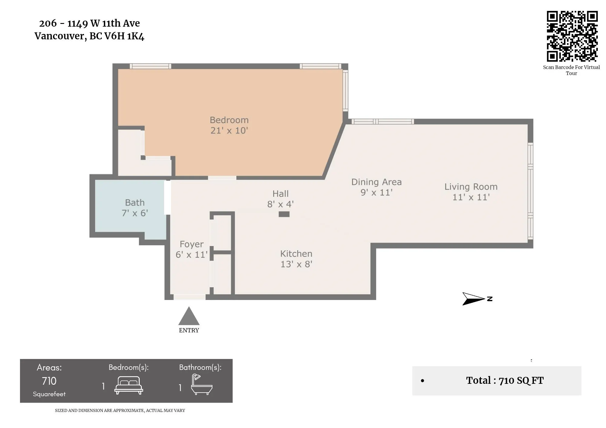 1149 W 11th Avenue #206