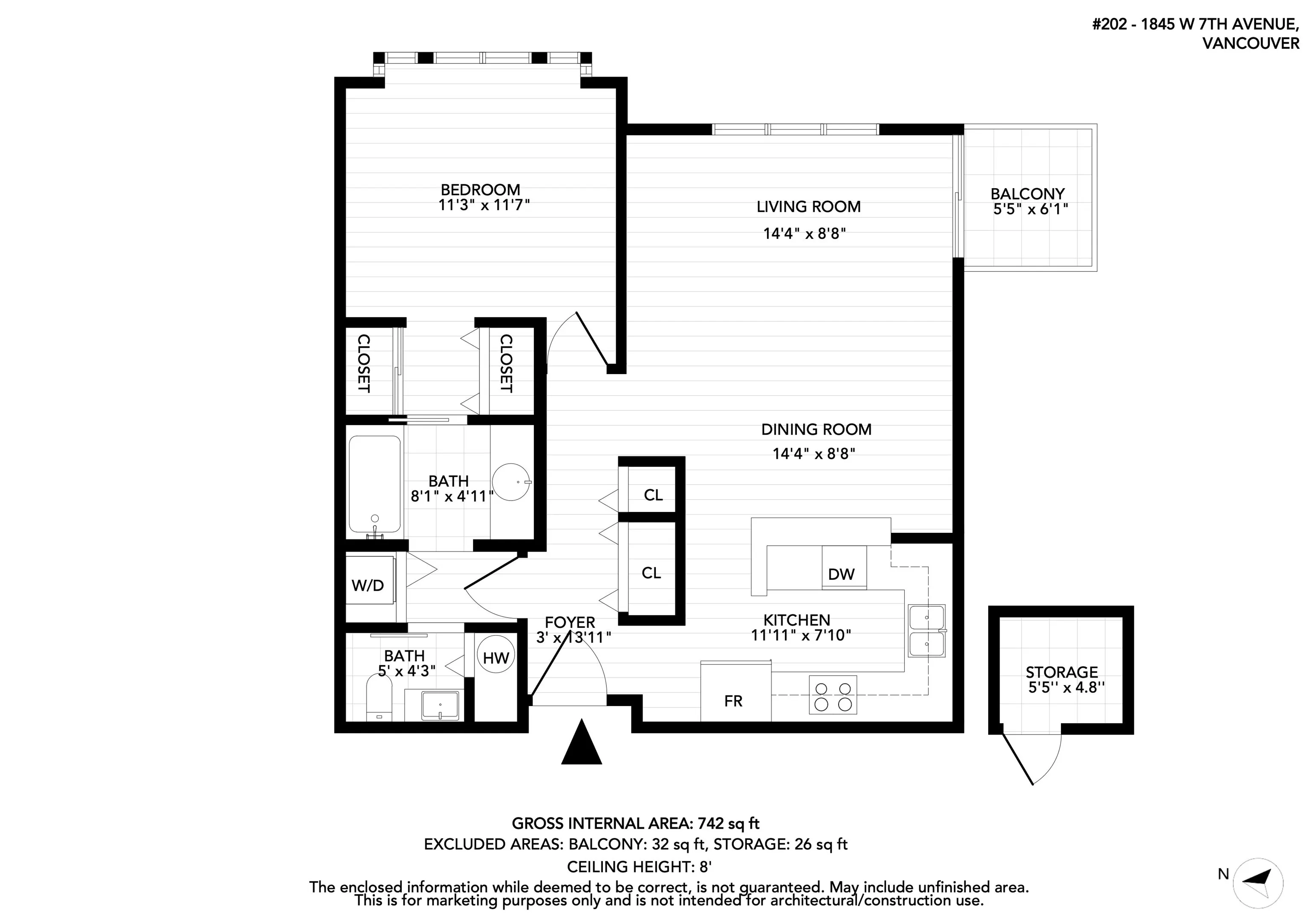 1845 W 7th Avenue #202
