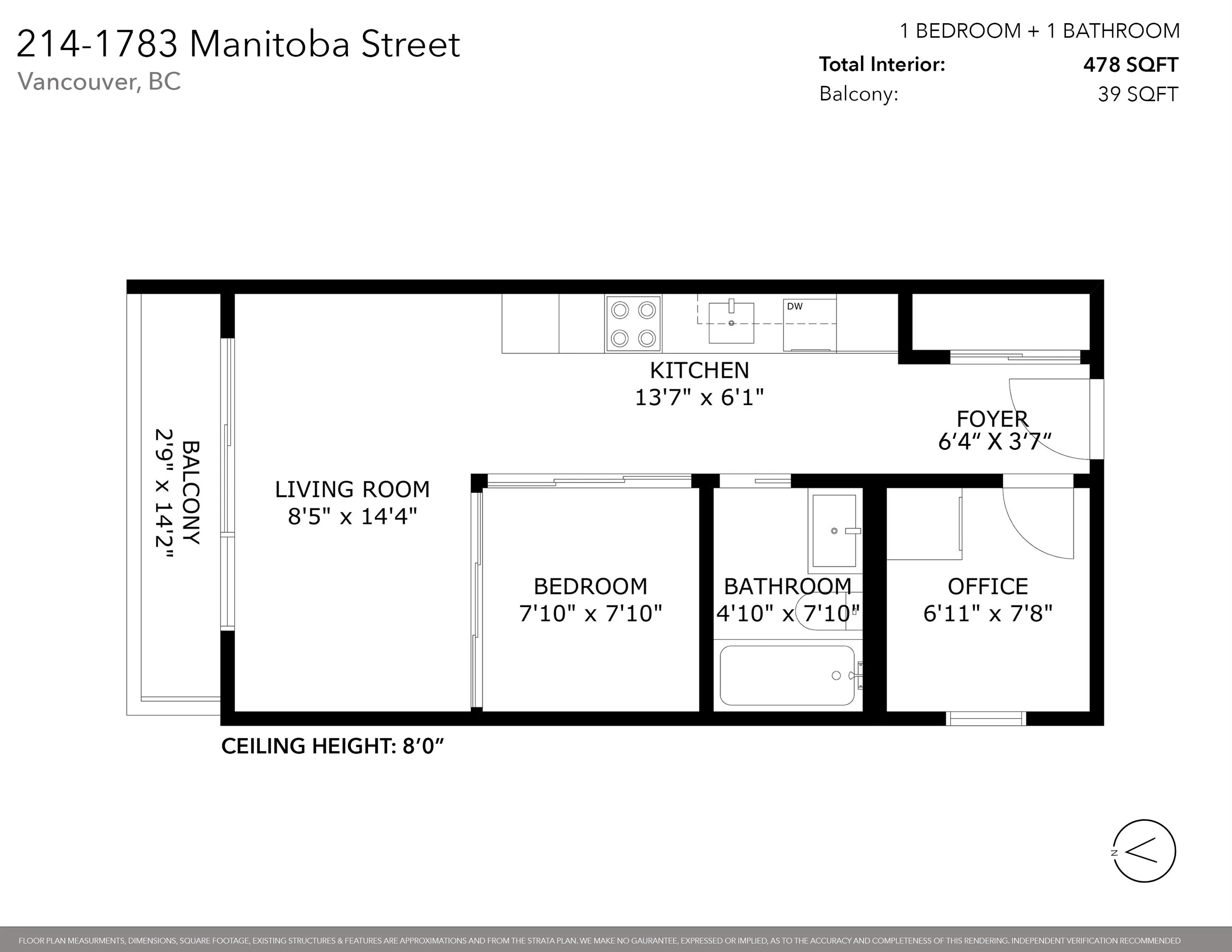 1783 Manitoba Street #214