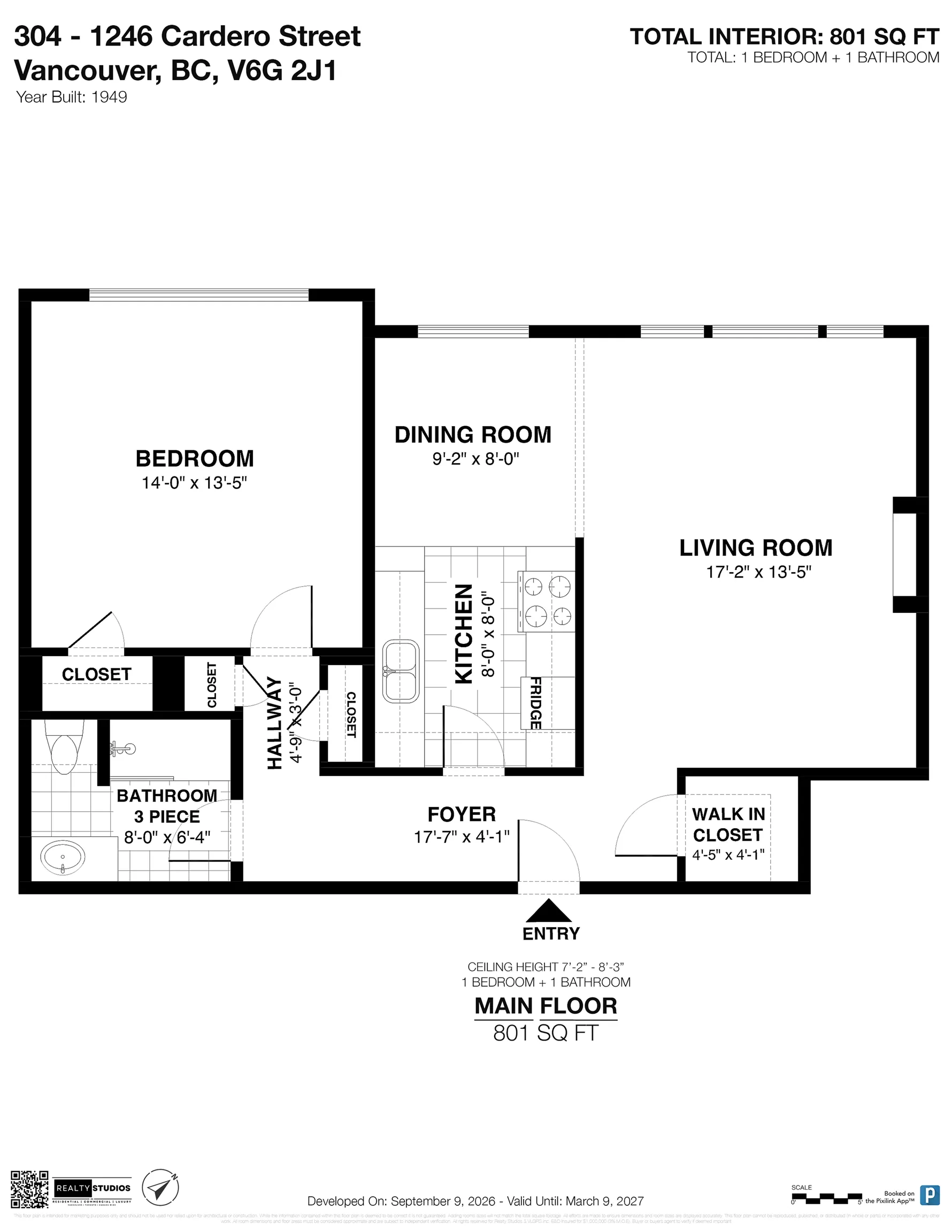 1246 Cardero Street #304
