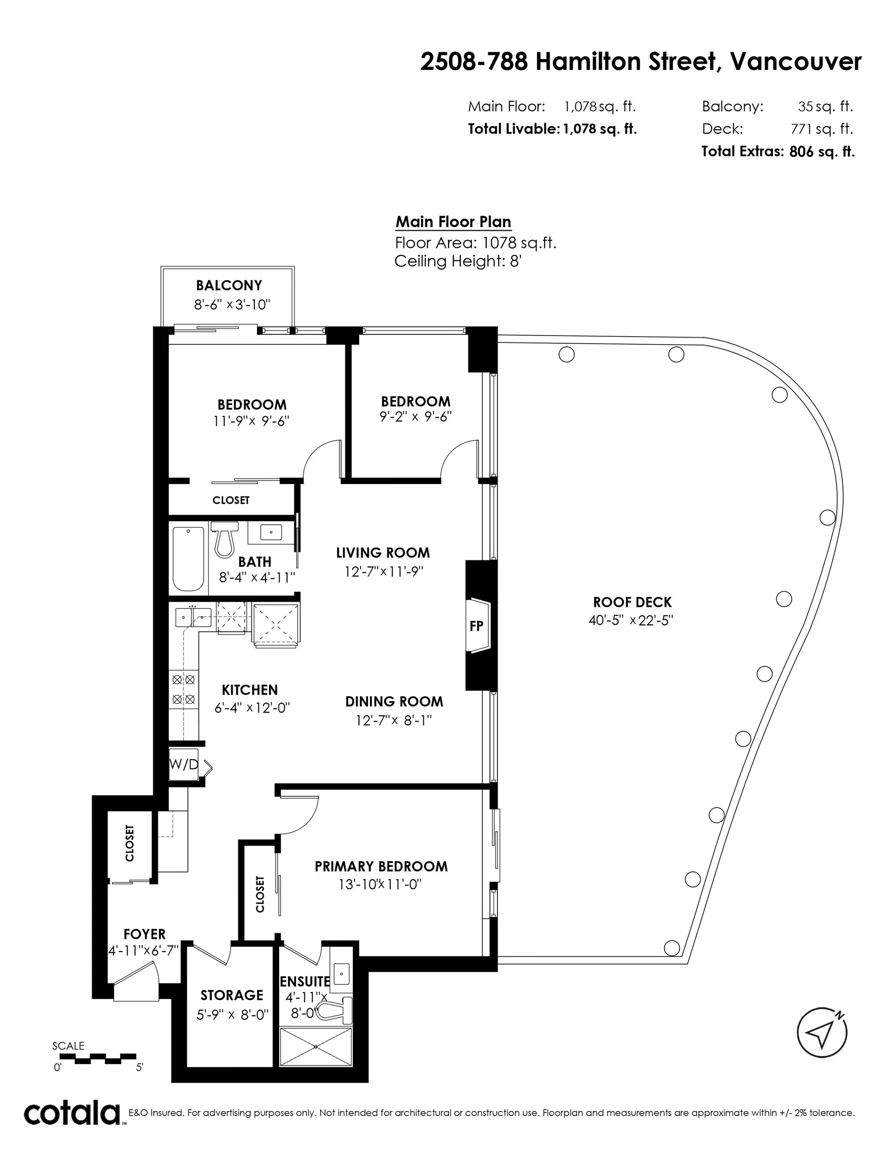 788 Hamilton Street #2508