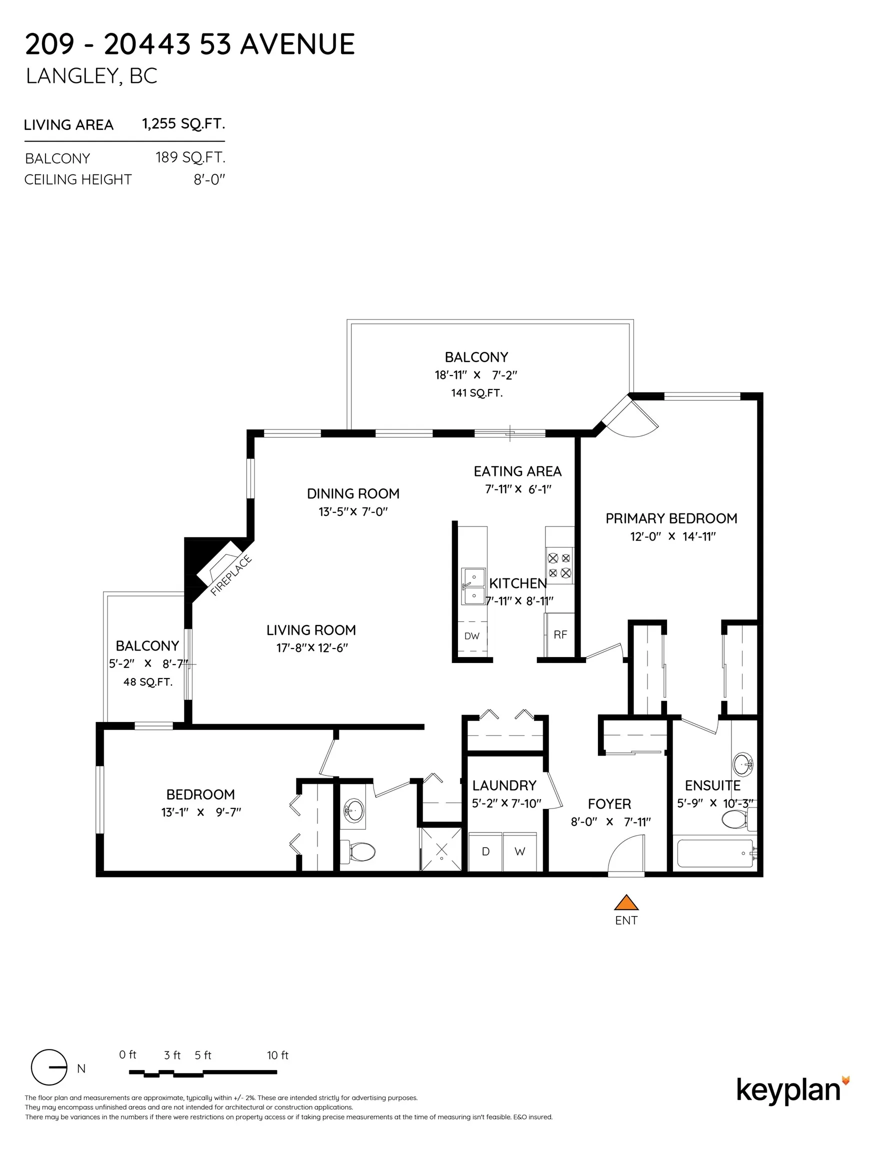 20443 53 Avenue #209