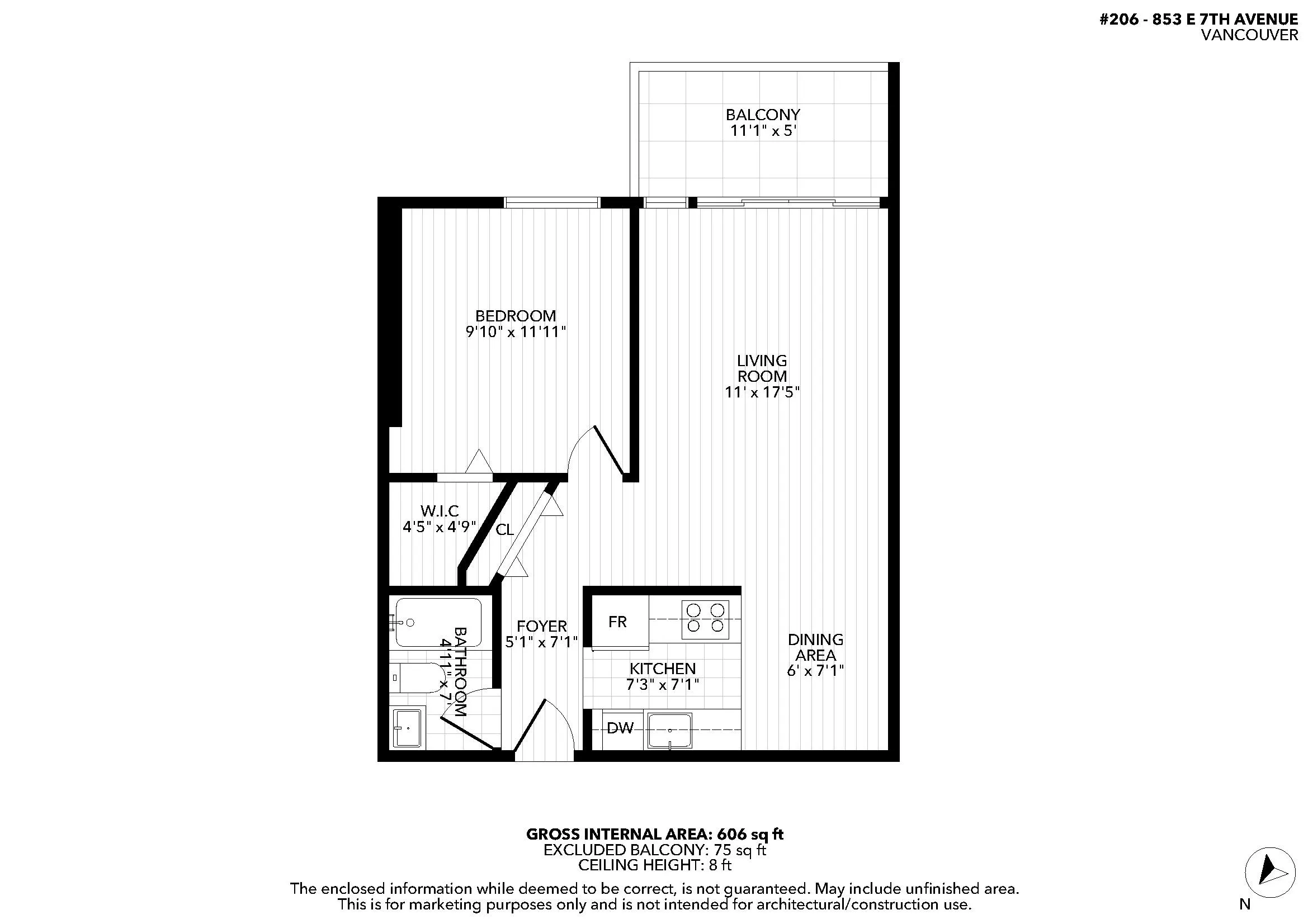 853 E 7 Avenue #206