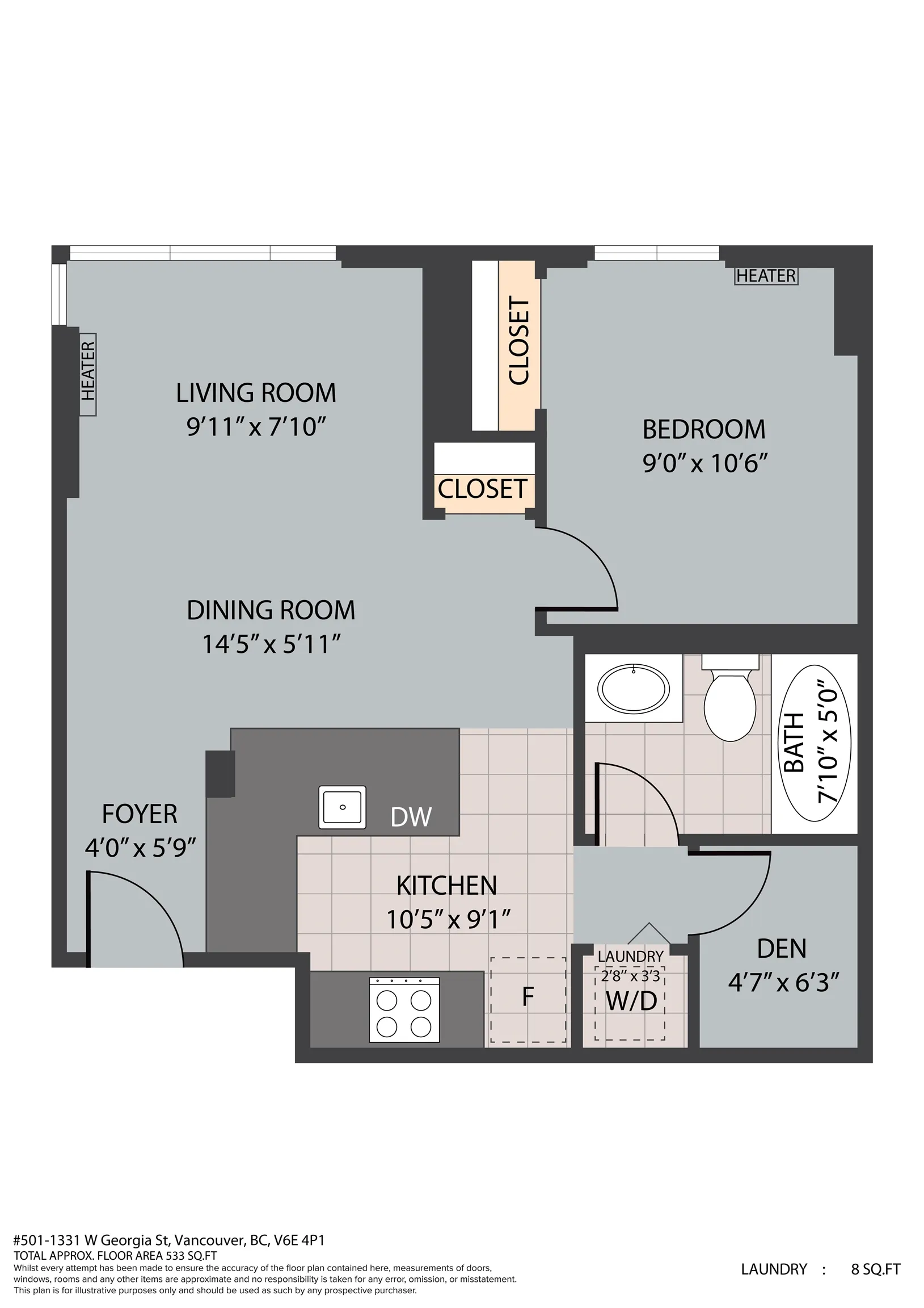 1331 W Georgia Street #501