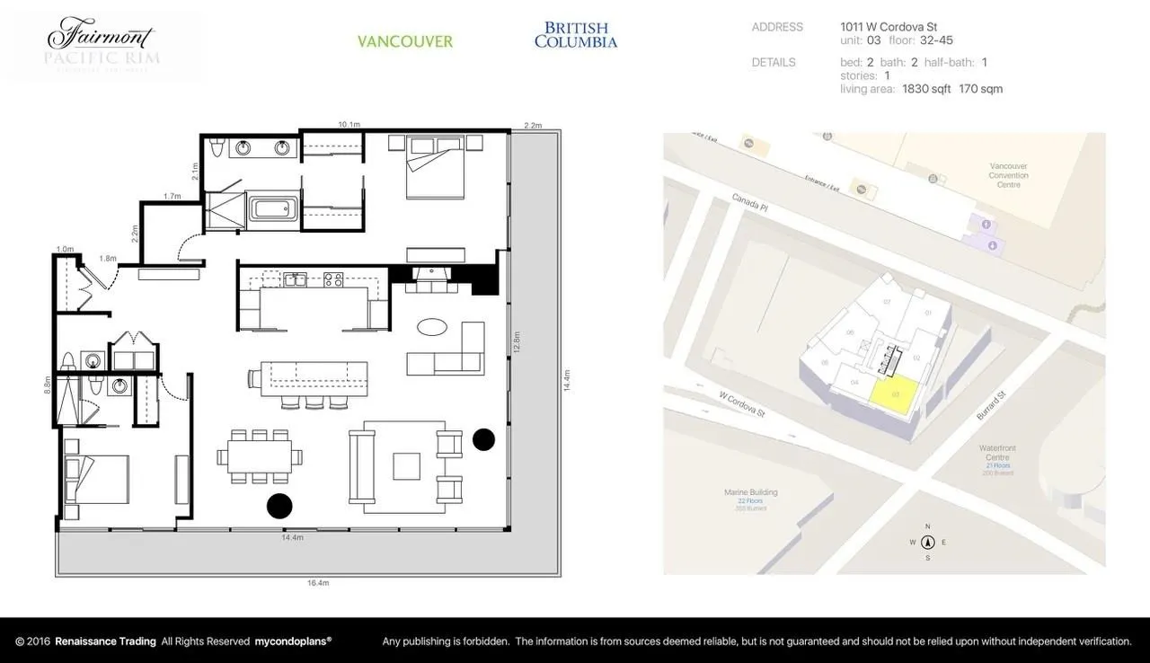 1011 Cordova Street #3603