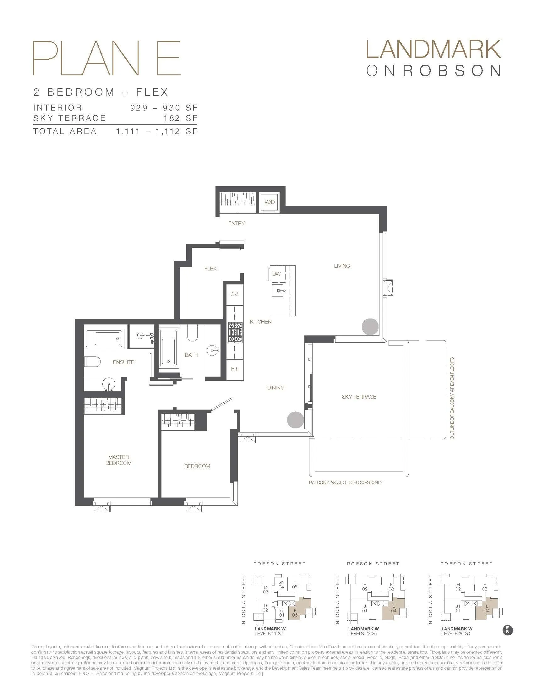 1482 Robson Street #1106