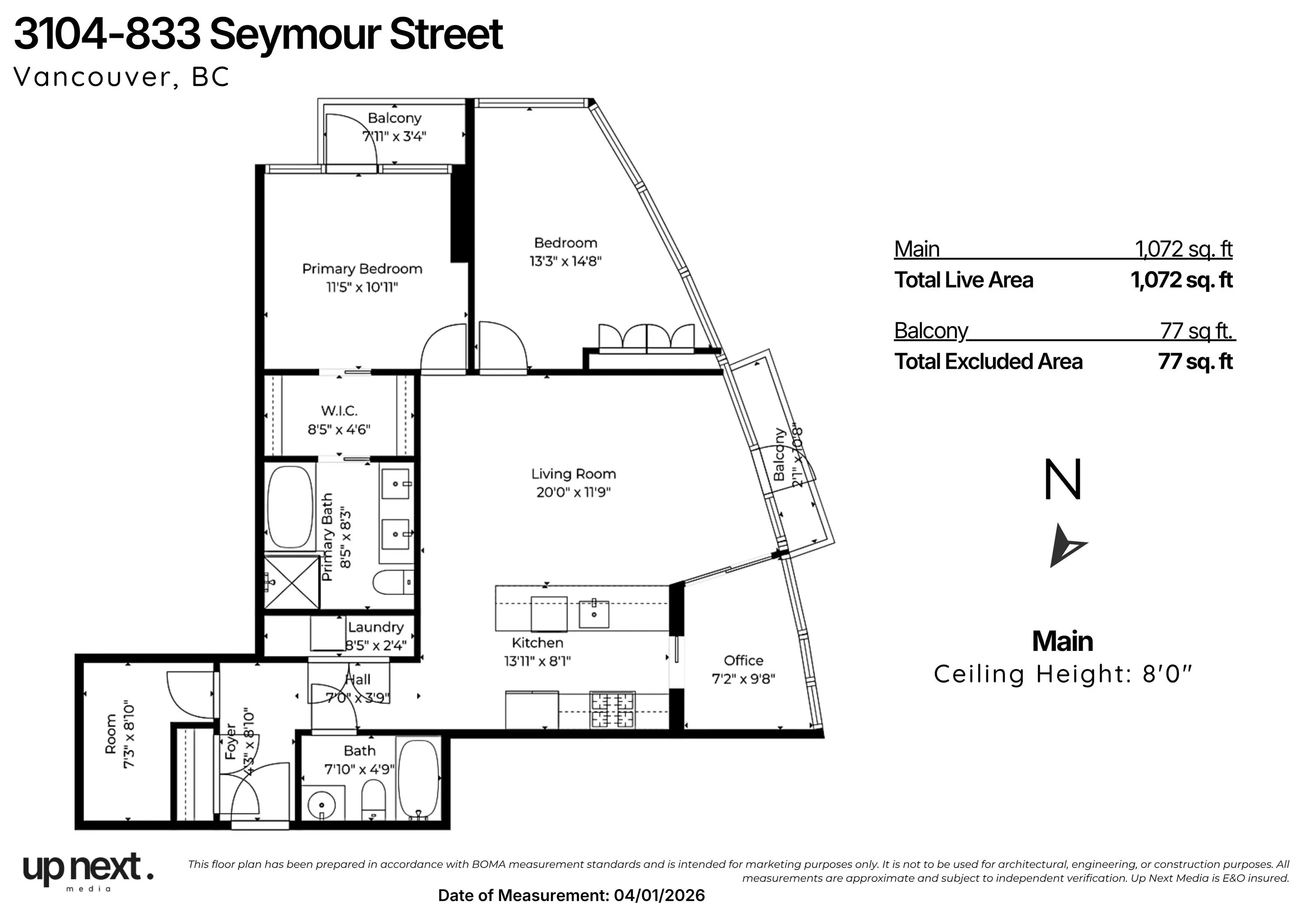 833 Seymour Street #3104