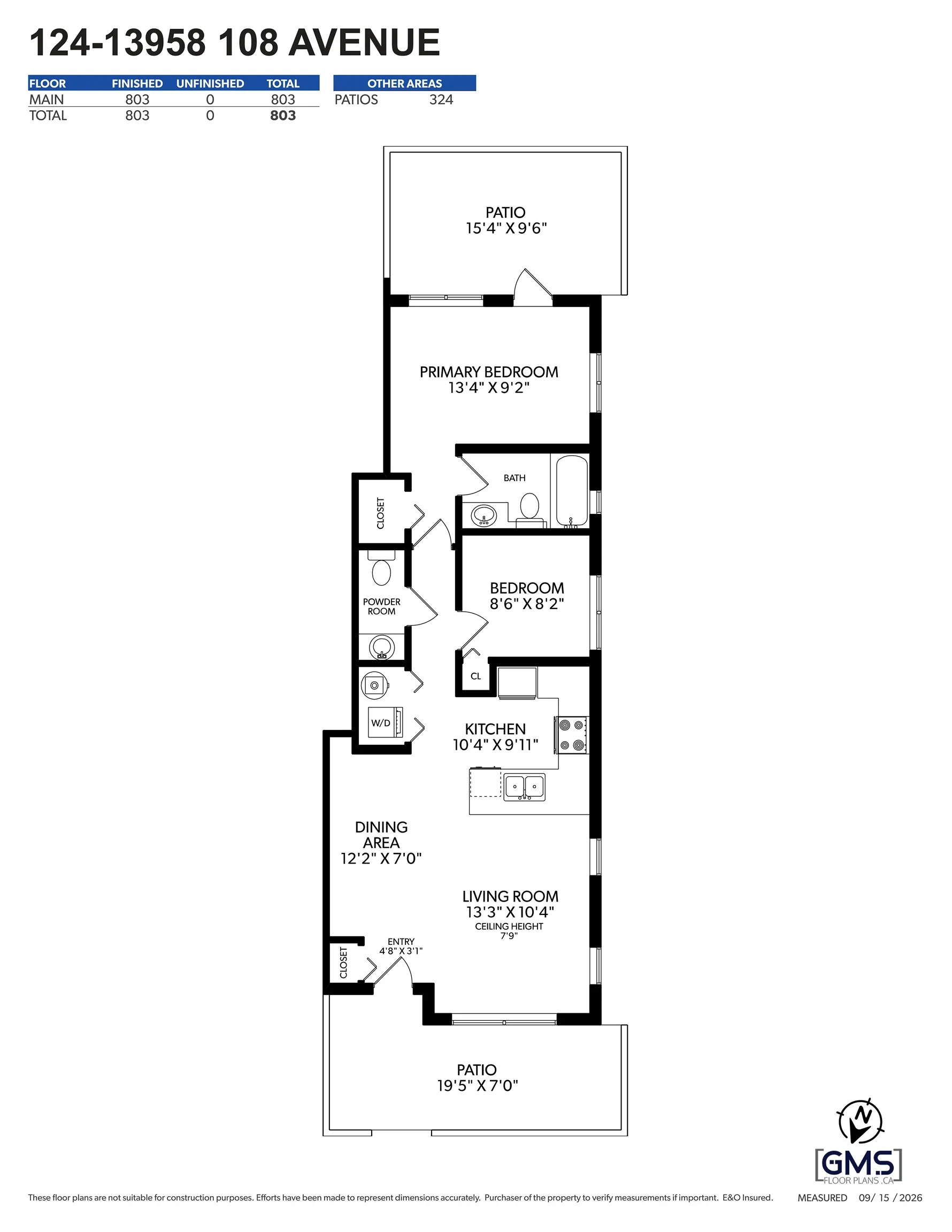 13958 108 Avenue #124