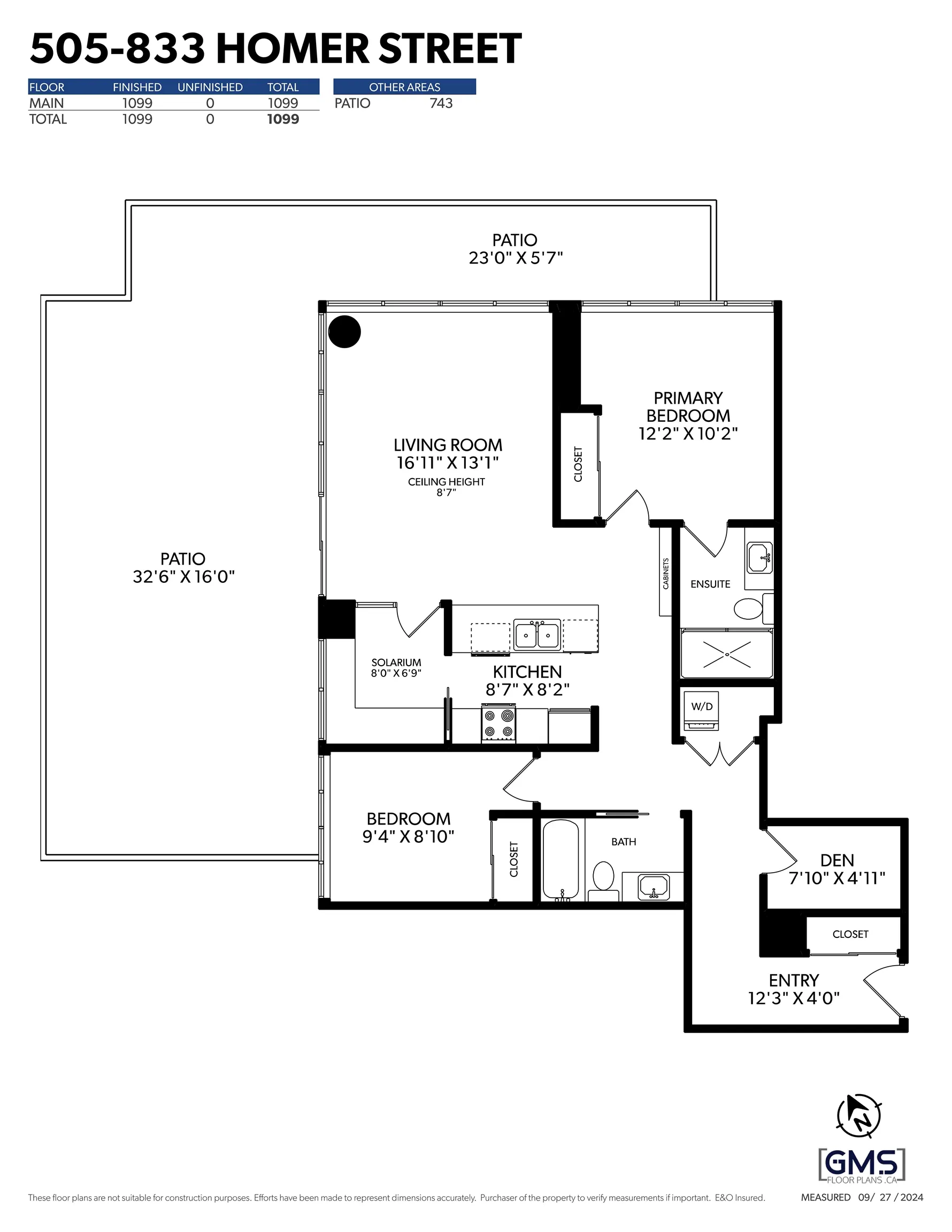 833 Homer Street #505