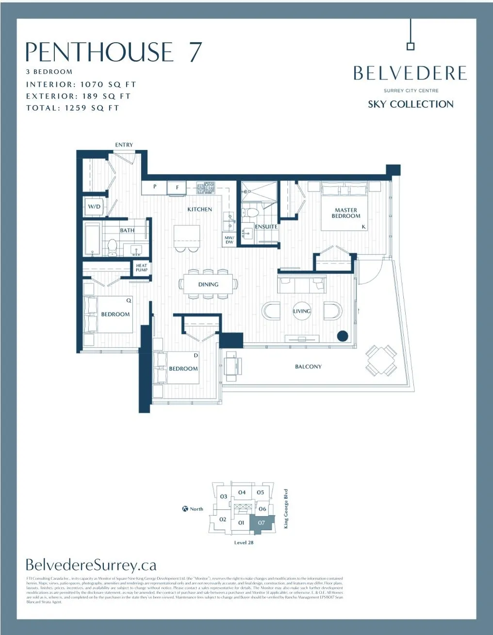 9675 King George Boulevard #2807