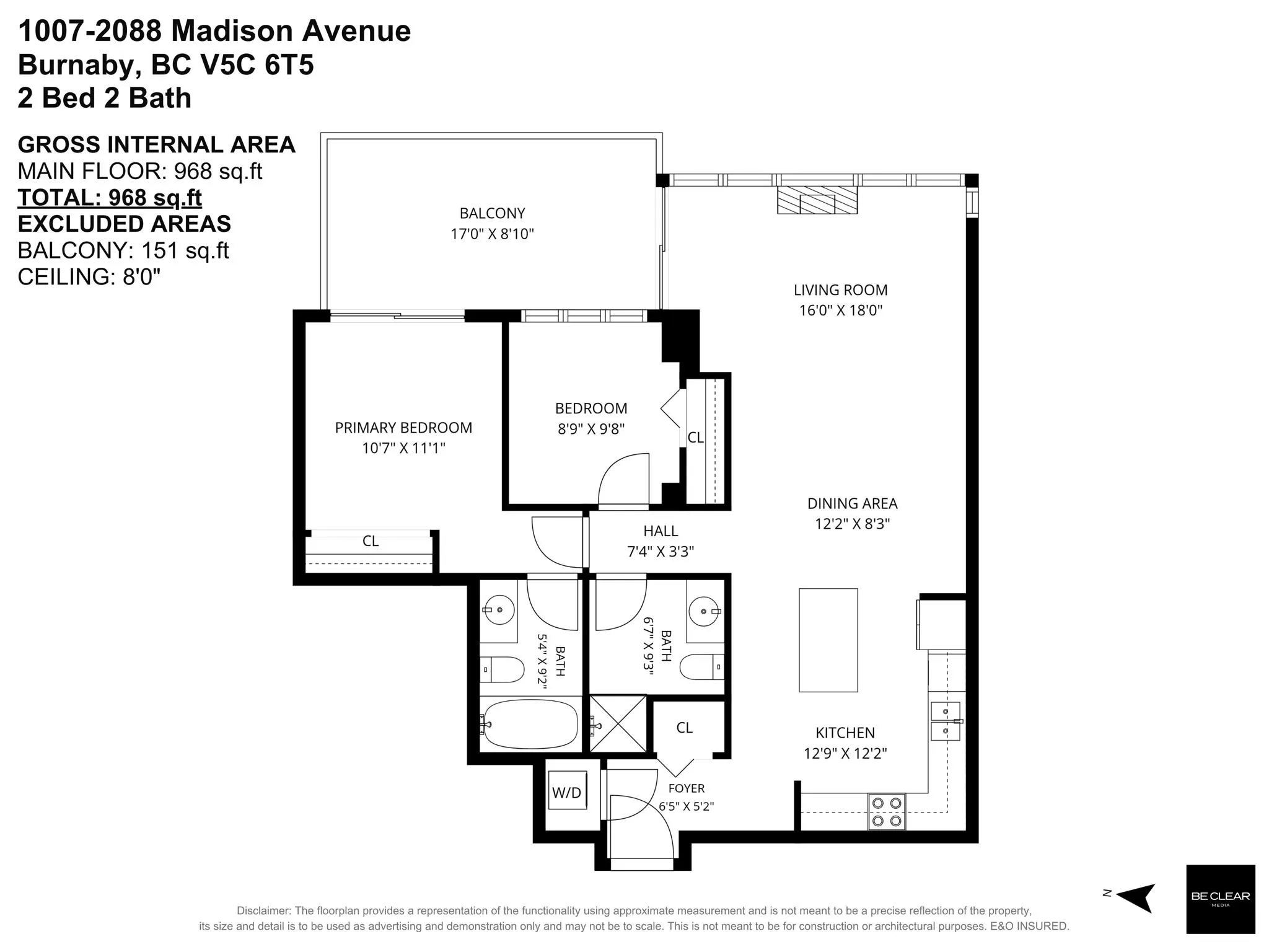 2088 Madison Avenue #1007