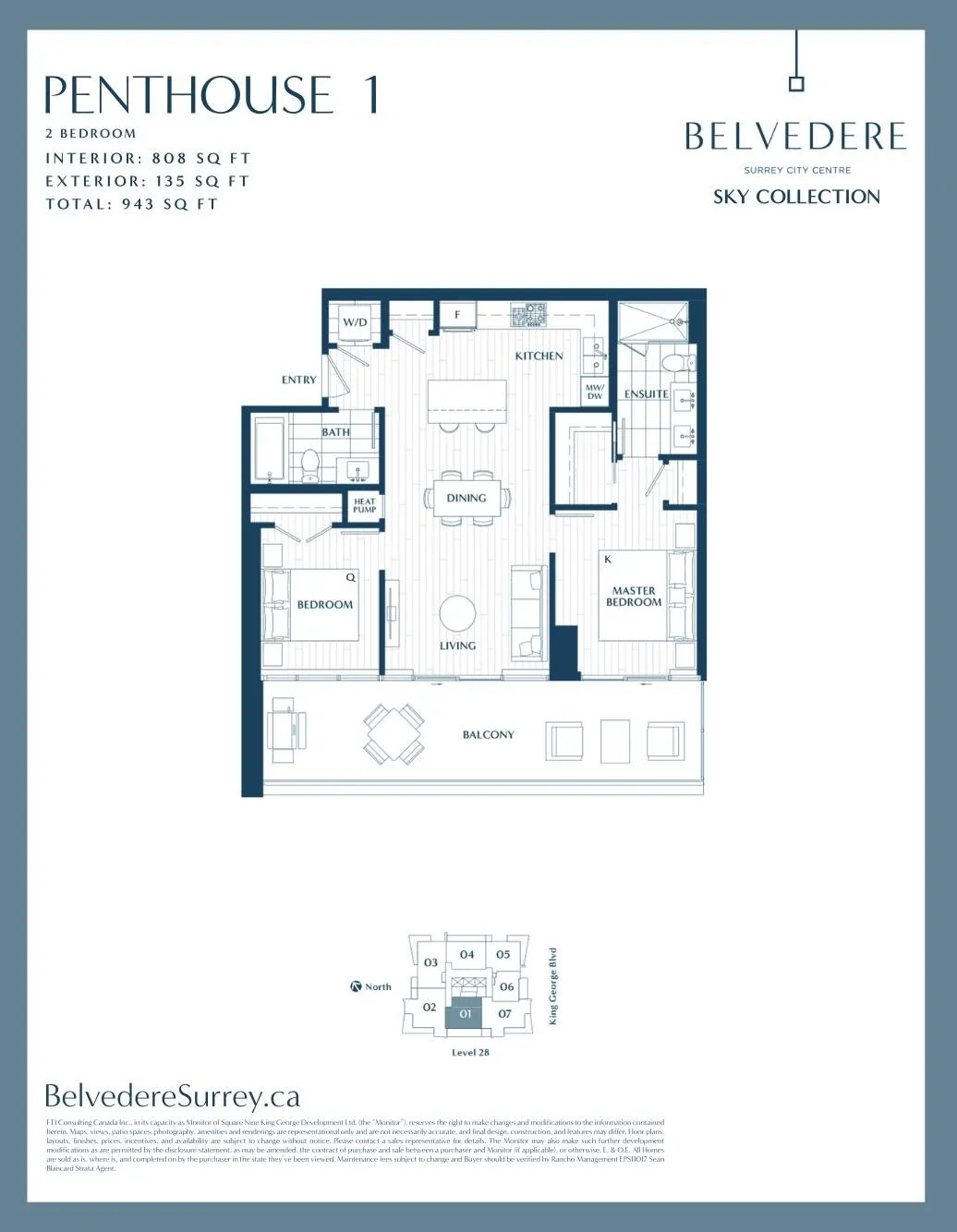 9675 King George Boulevard #2801
