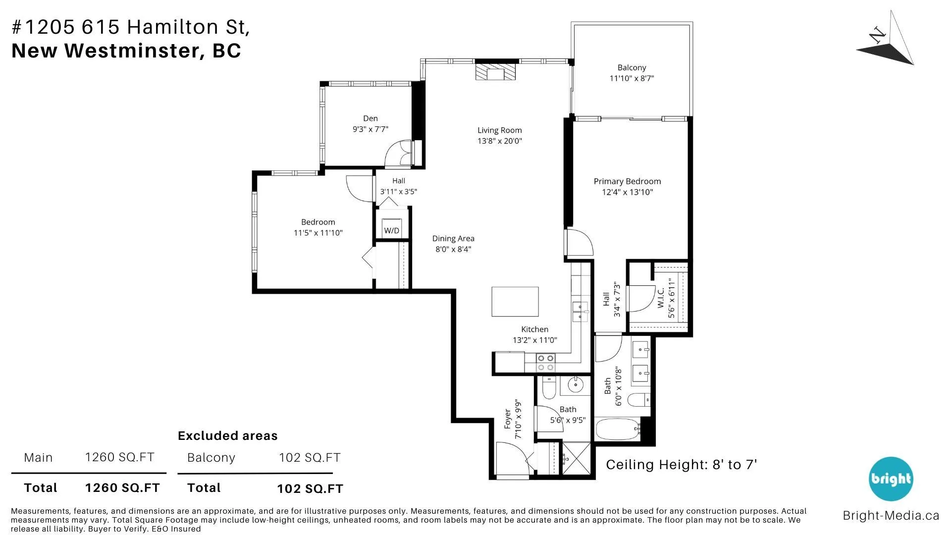 615 Hamilton Street #1205