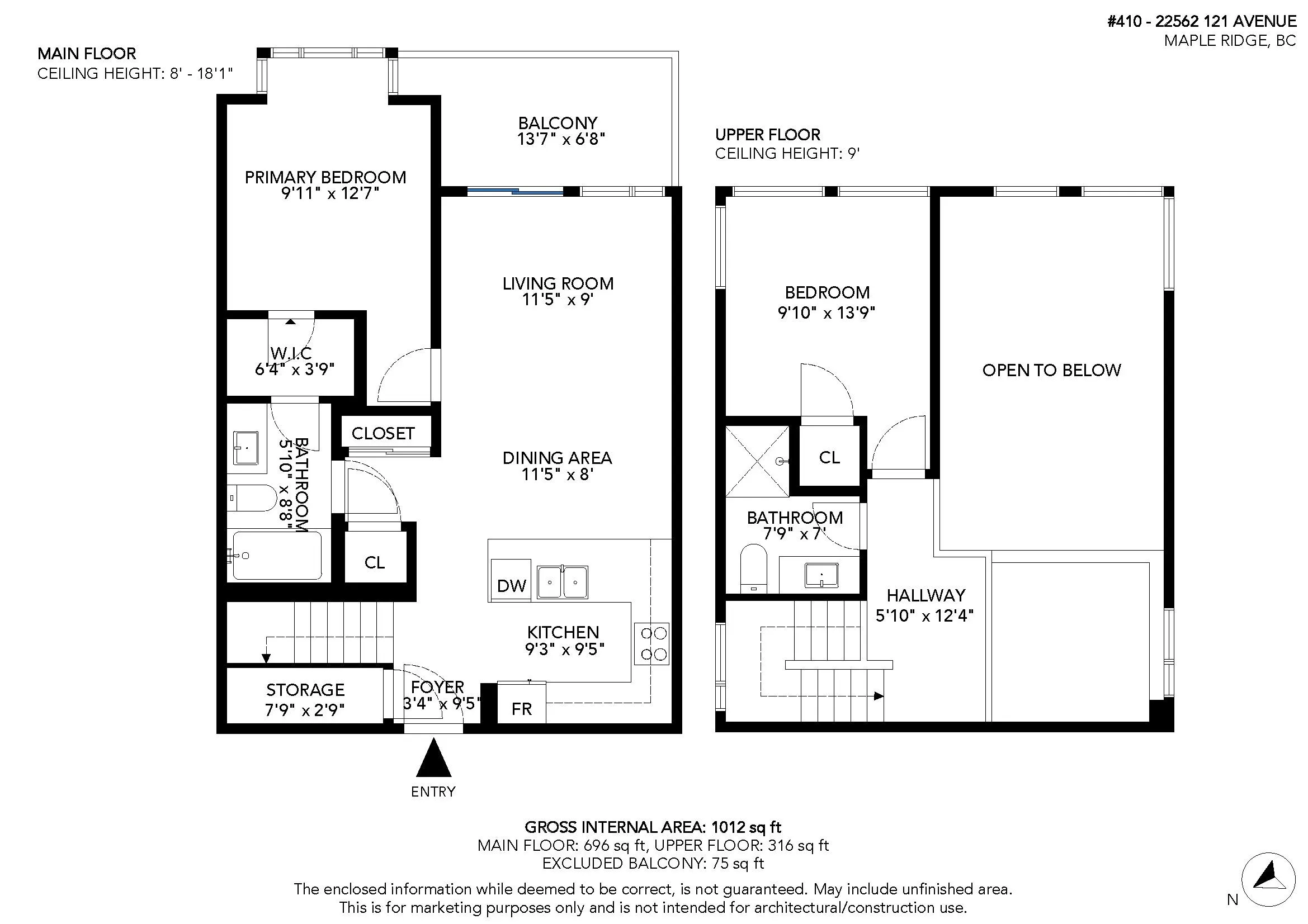 22562 121 Avenue #410