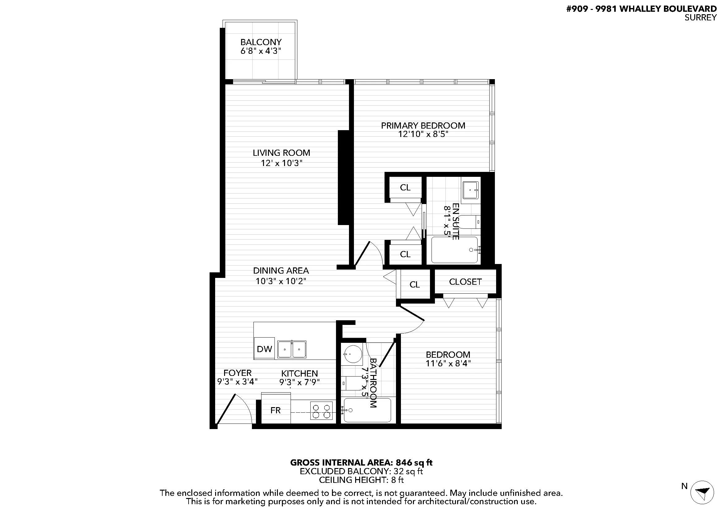 9981 Whalley Boulevard #909
