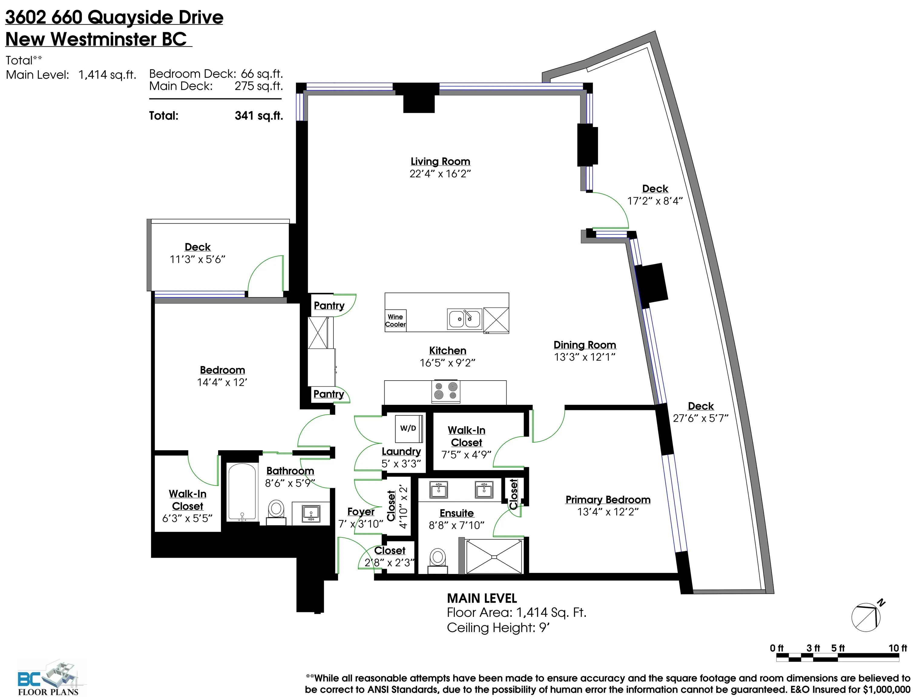 660 Quayside Drive #3602