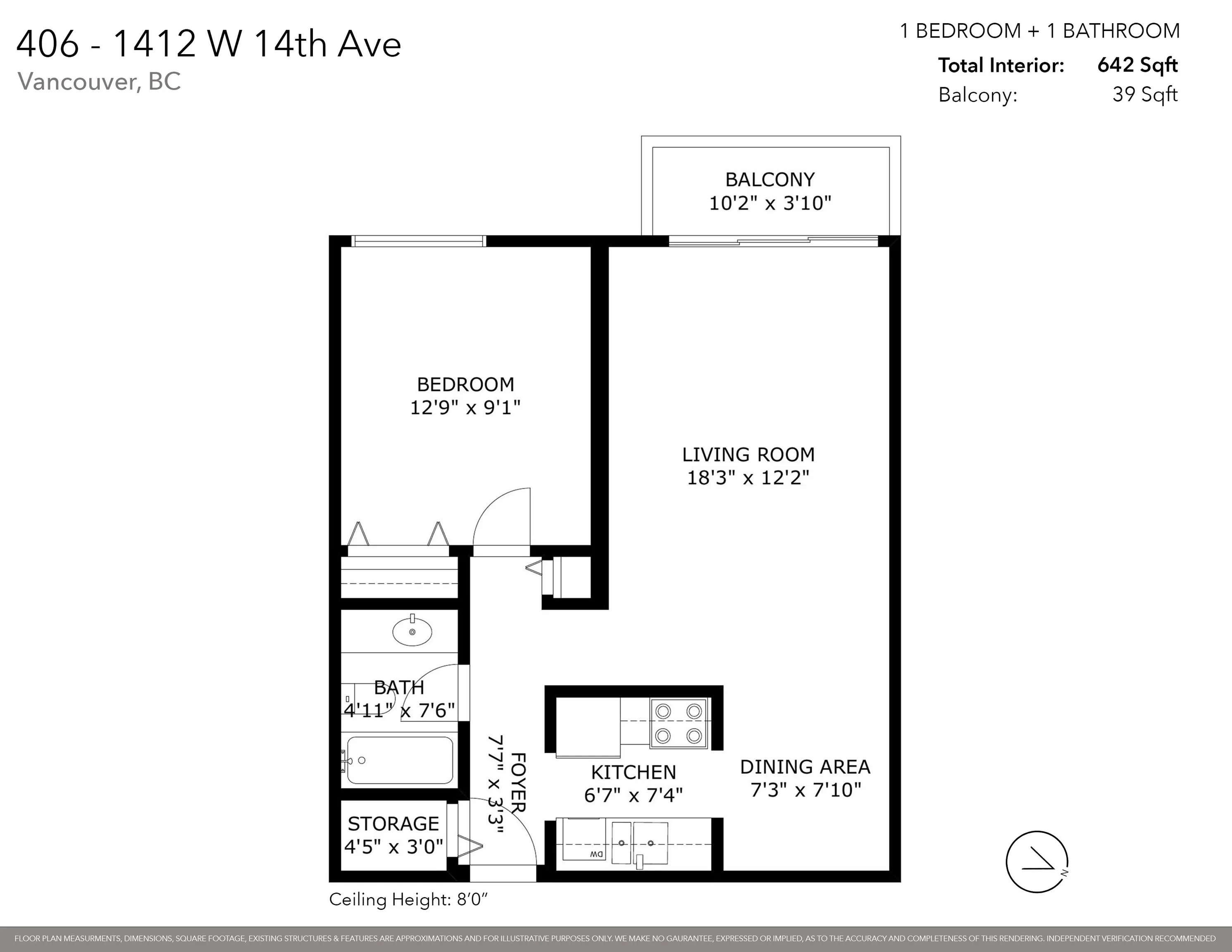 1412 W 14th Avenue #406