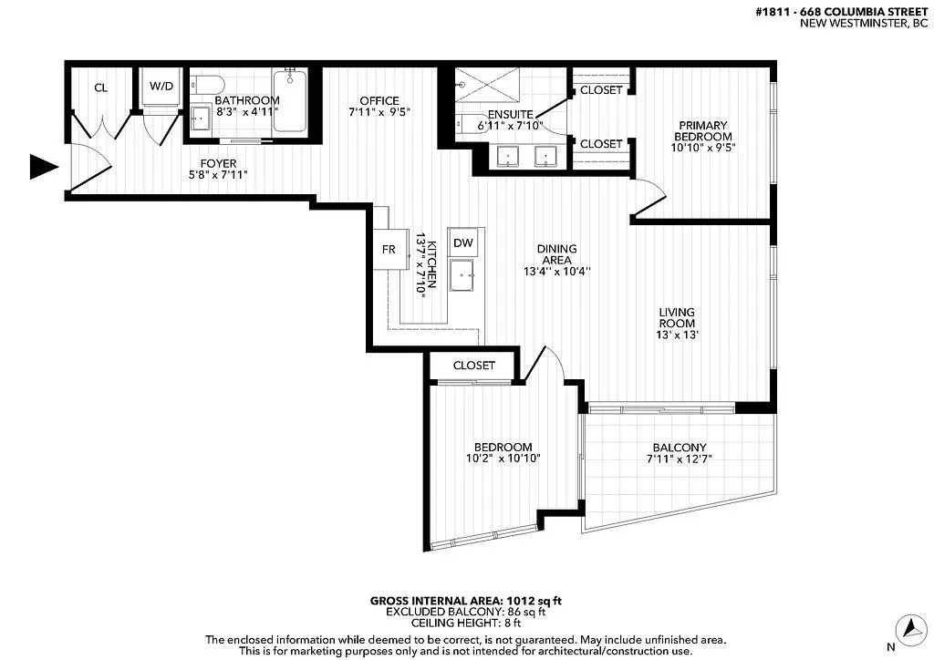 668 Columbia Street #1811
