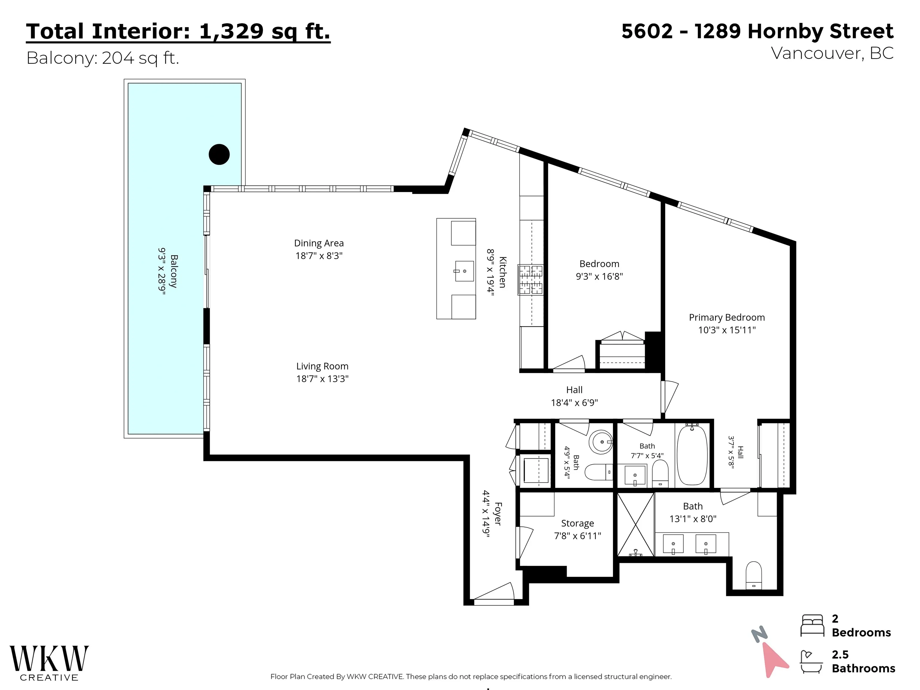 1289 Hornby Street #5602
