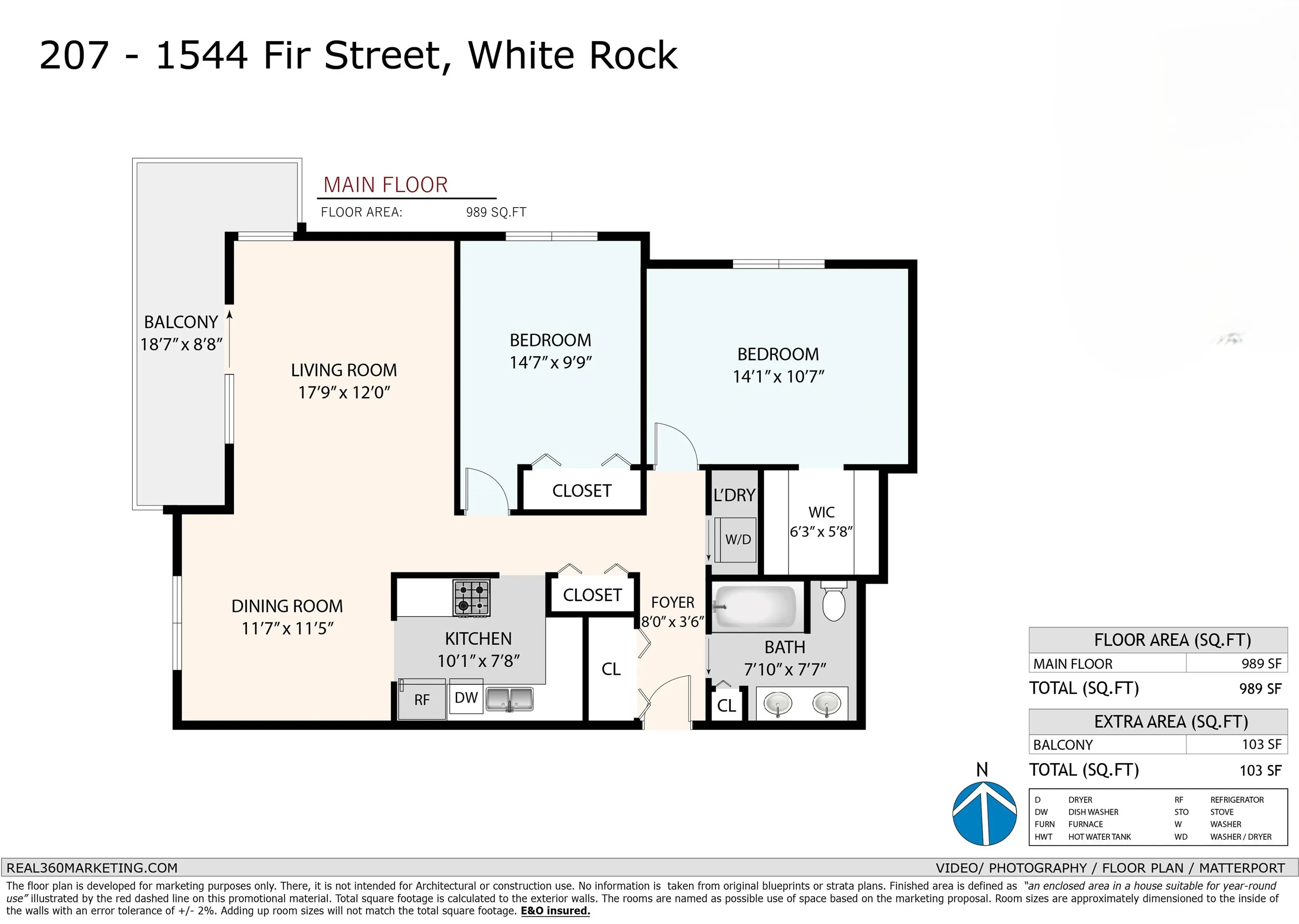 1544 Fir Street #207