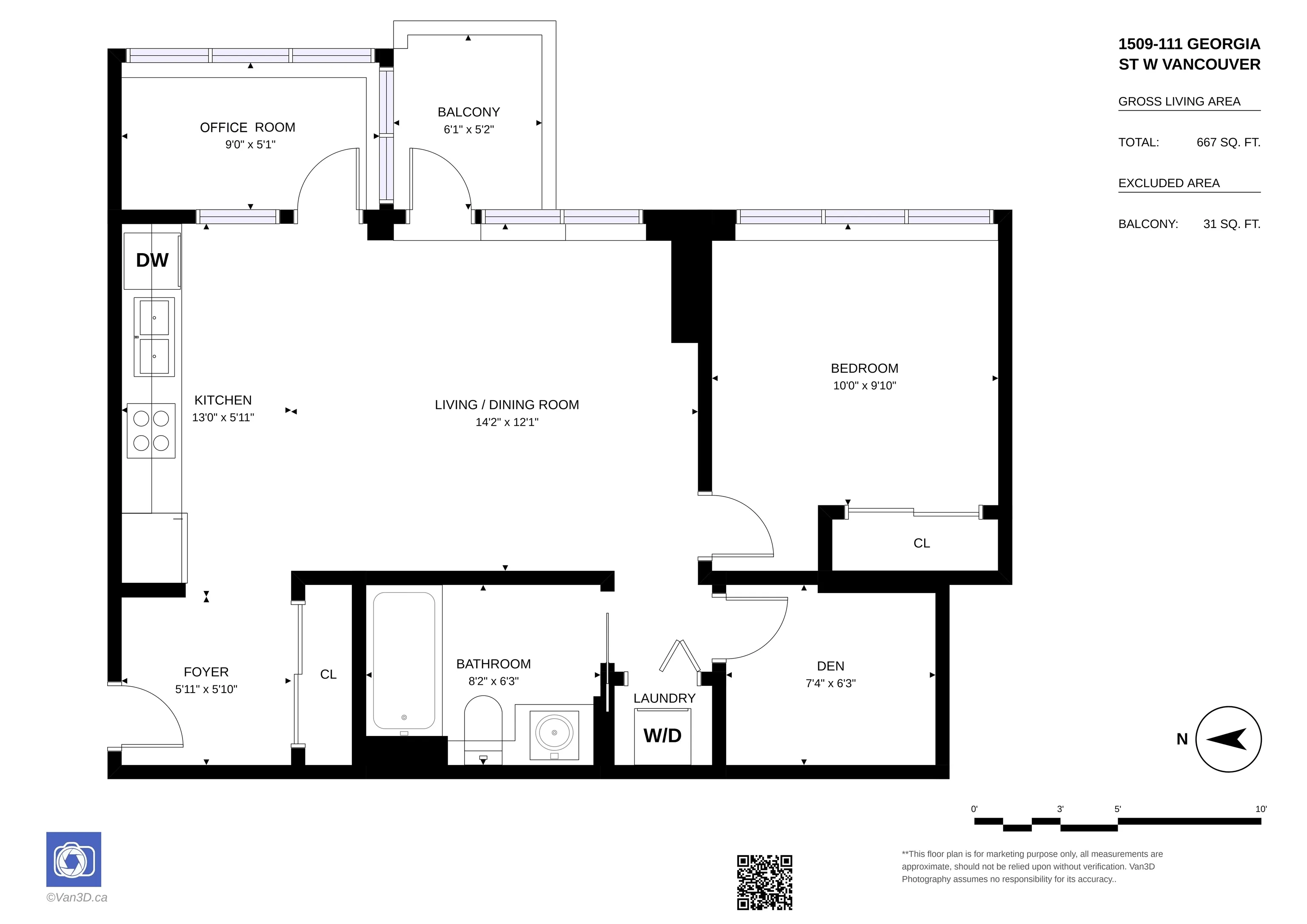 111 W Georgia Street #1509