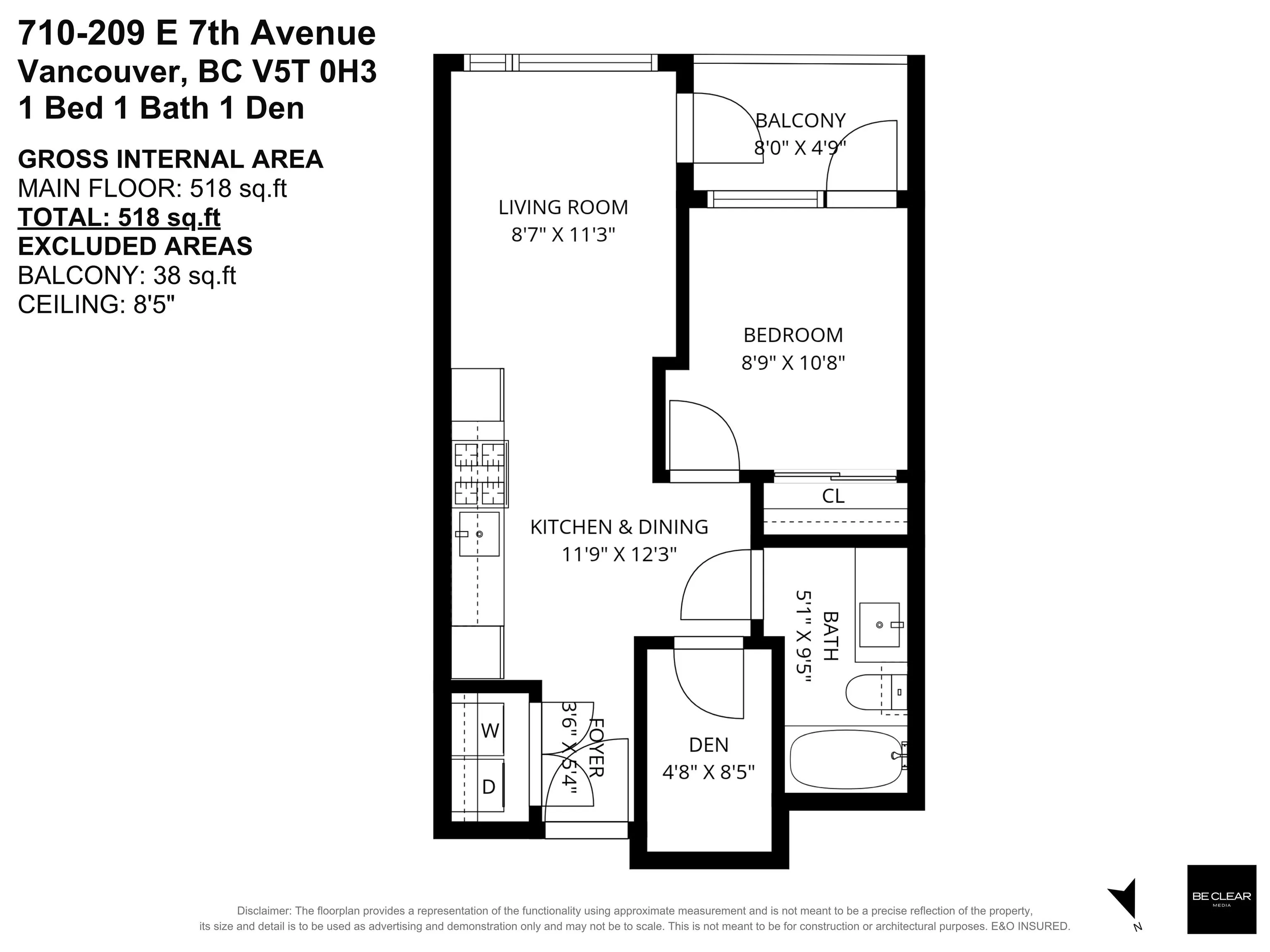 209 E 7th Avenue #710