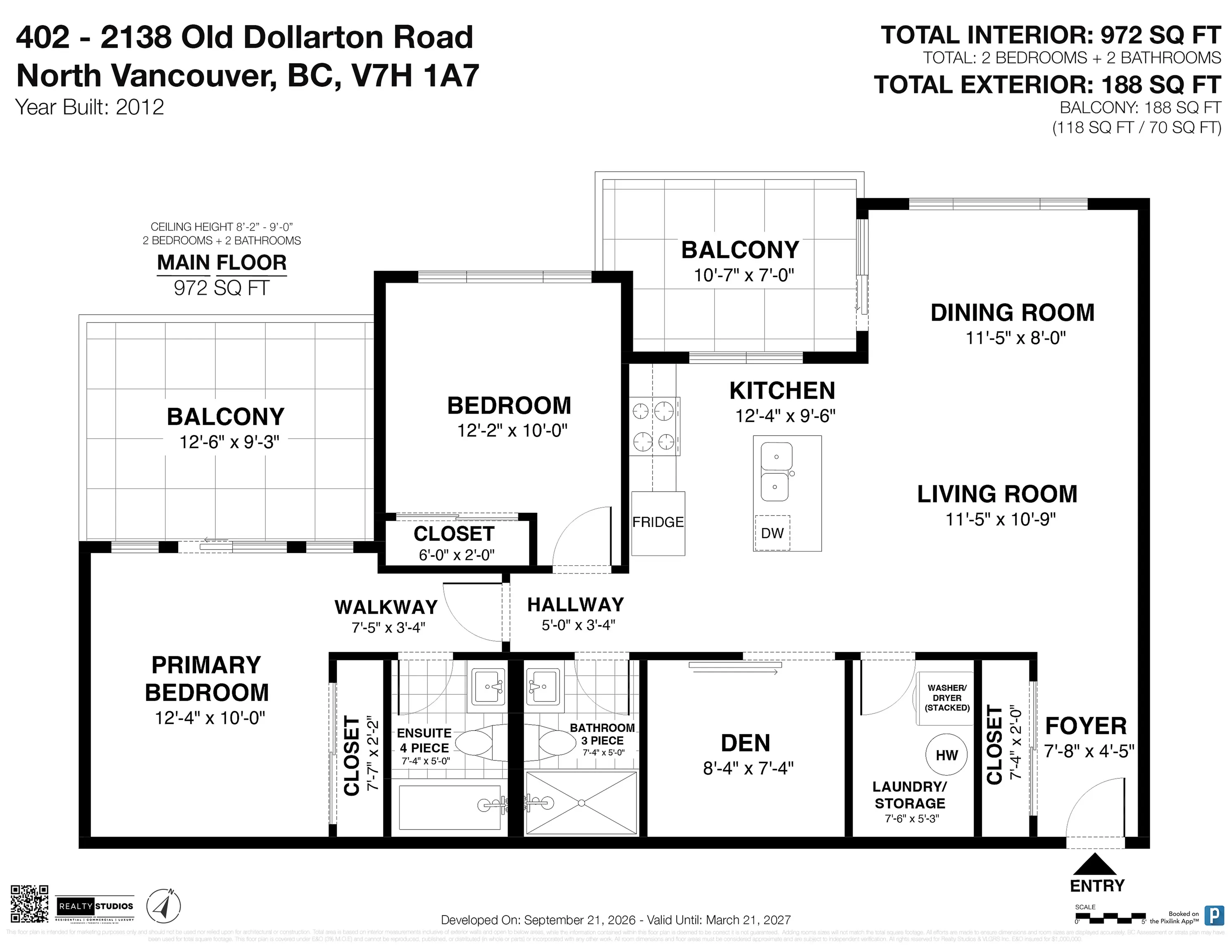 2138 Old Dollarton Road #402