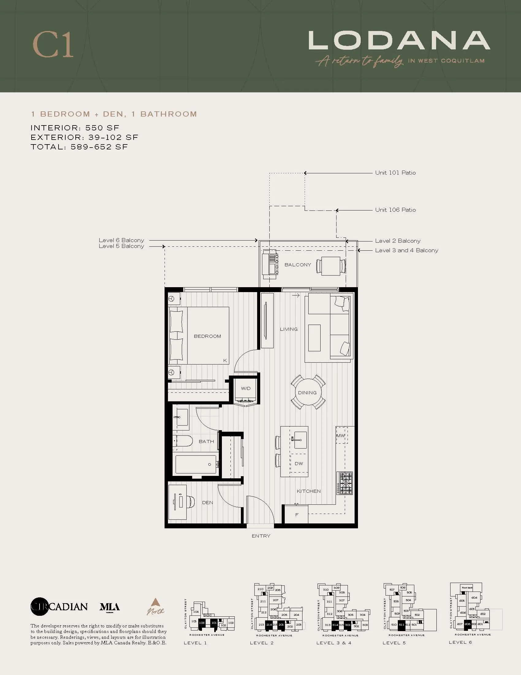 601 Rochester Avenue #106