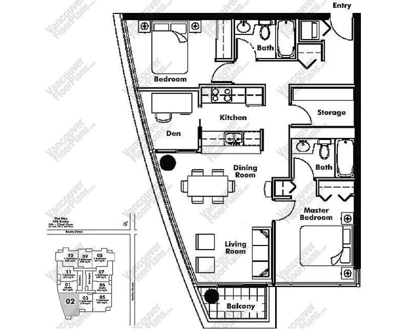 928 Beatty Street #3102
