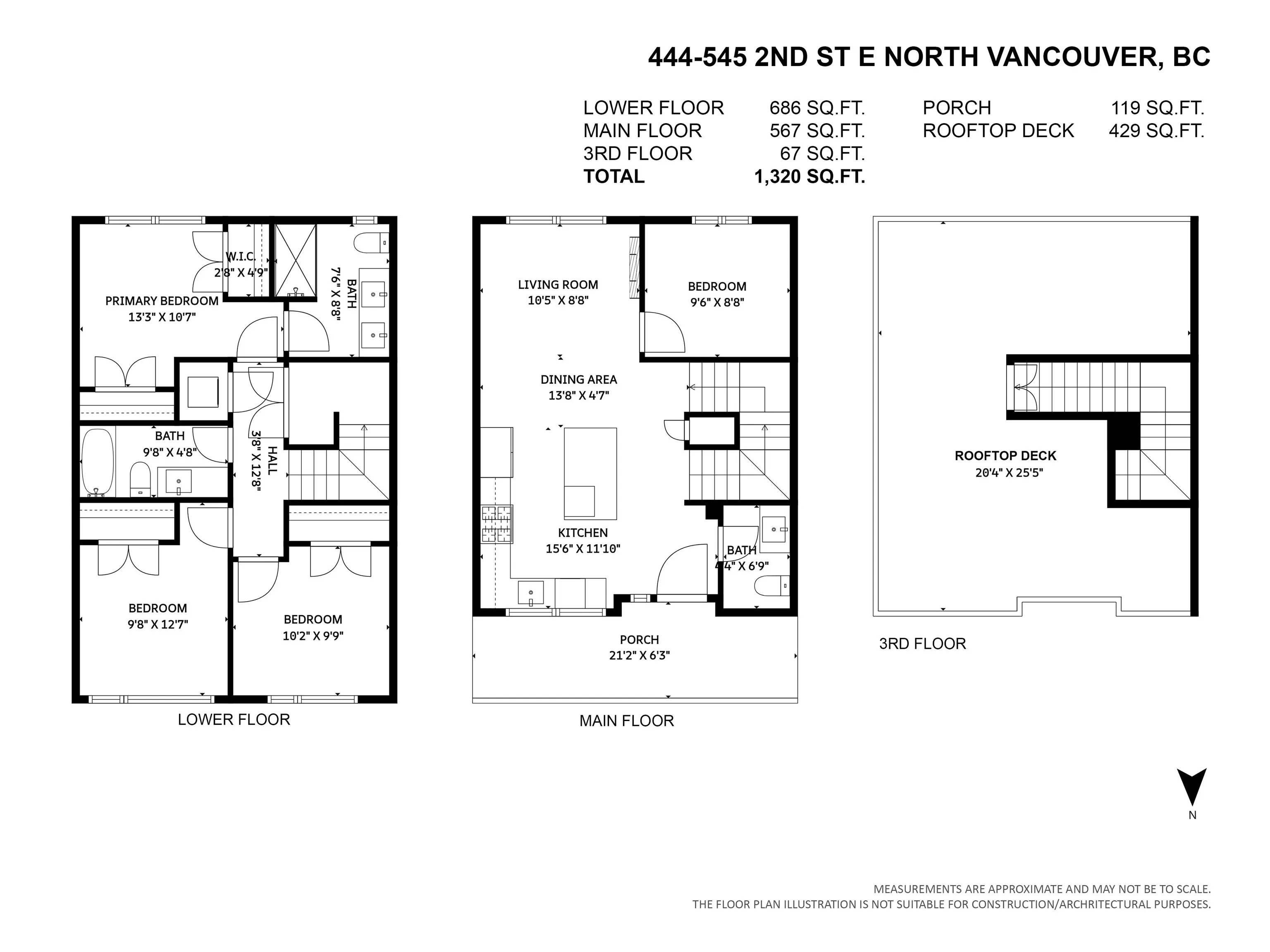 545 E 2nd Street #444