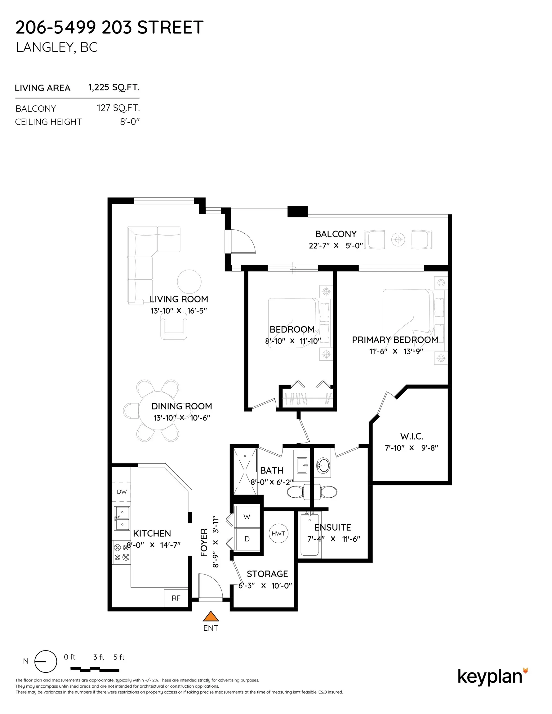 5499 203 Street #206
