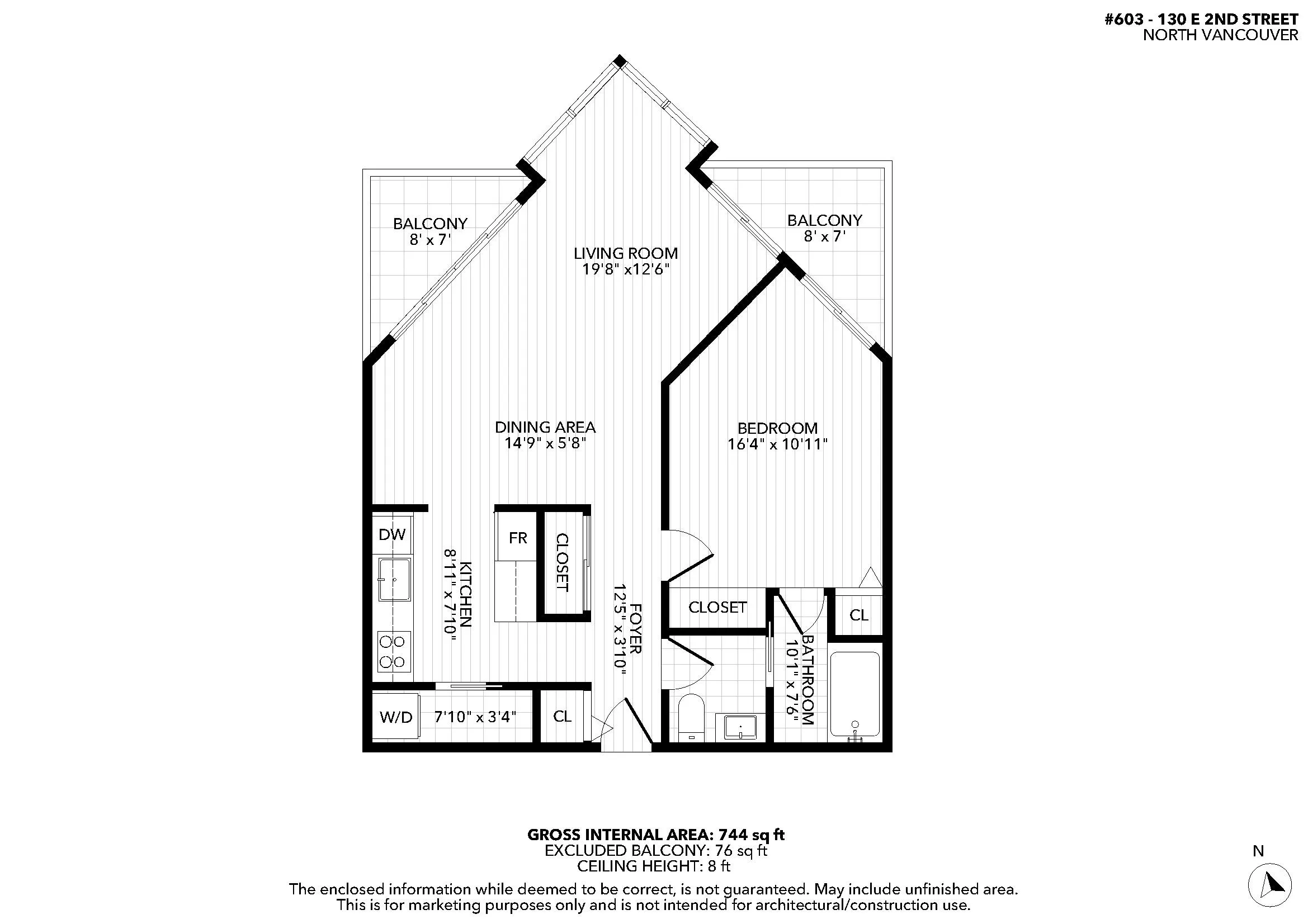 130 E 2nd Street #603