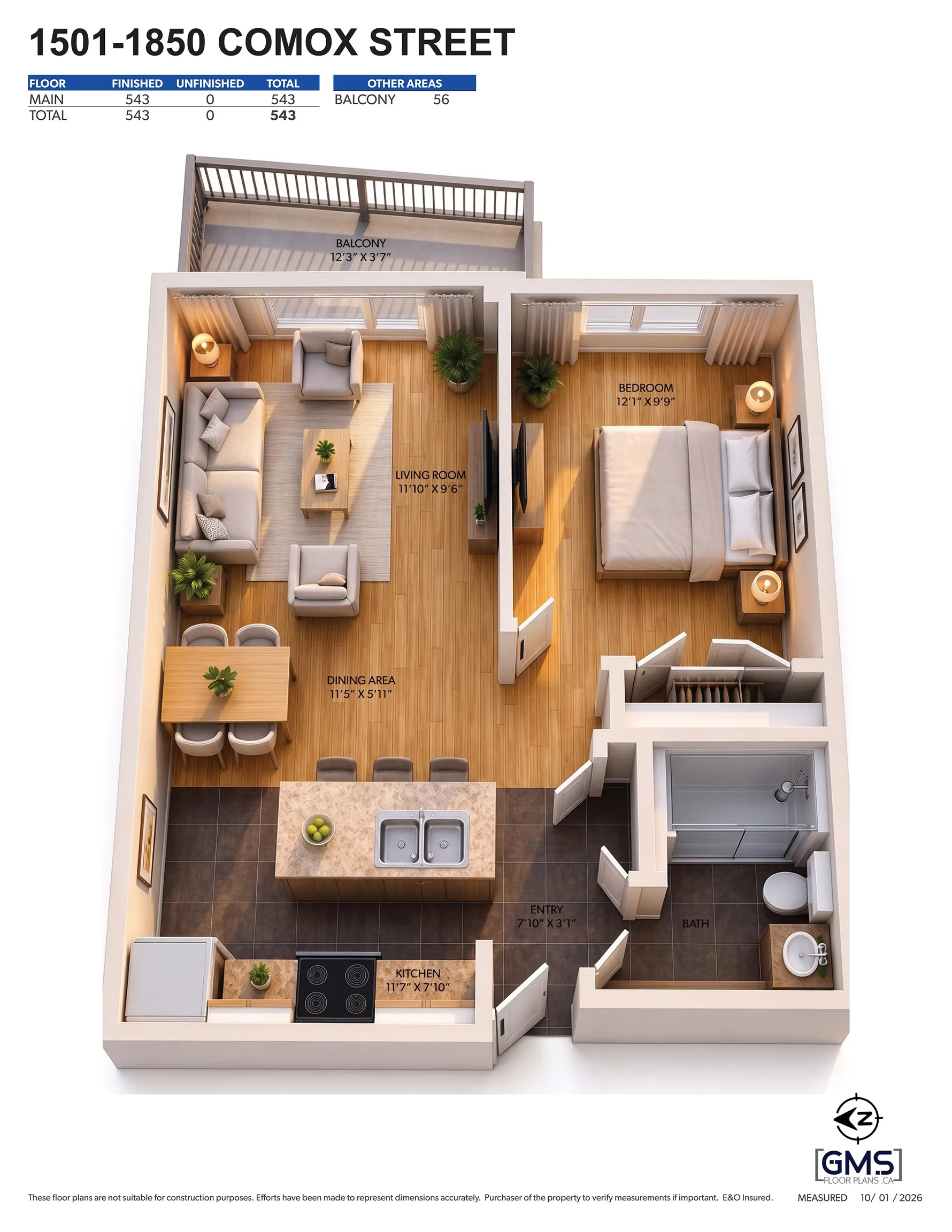 1850 Comox Street #1501