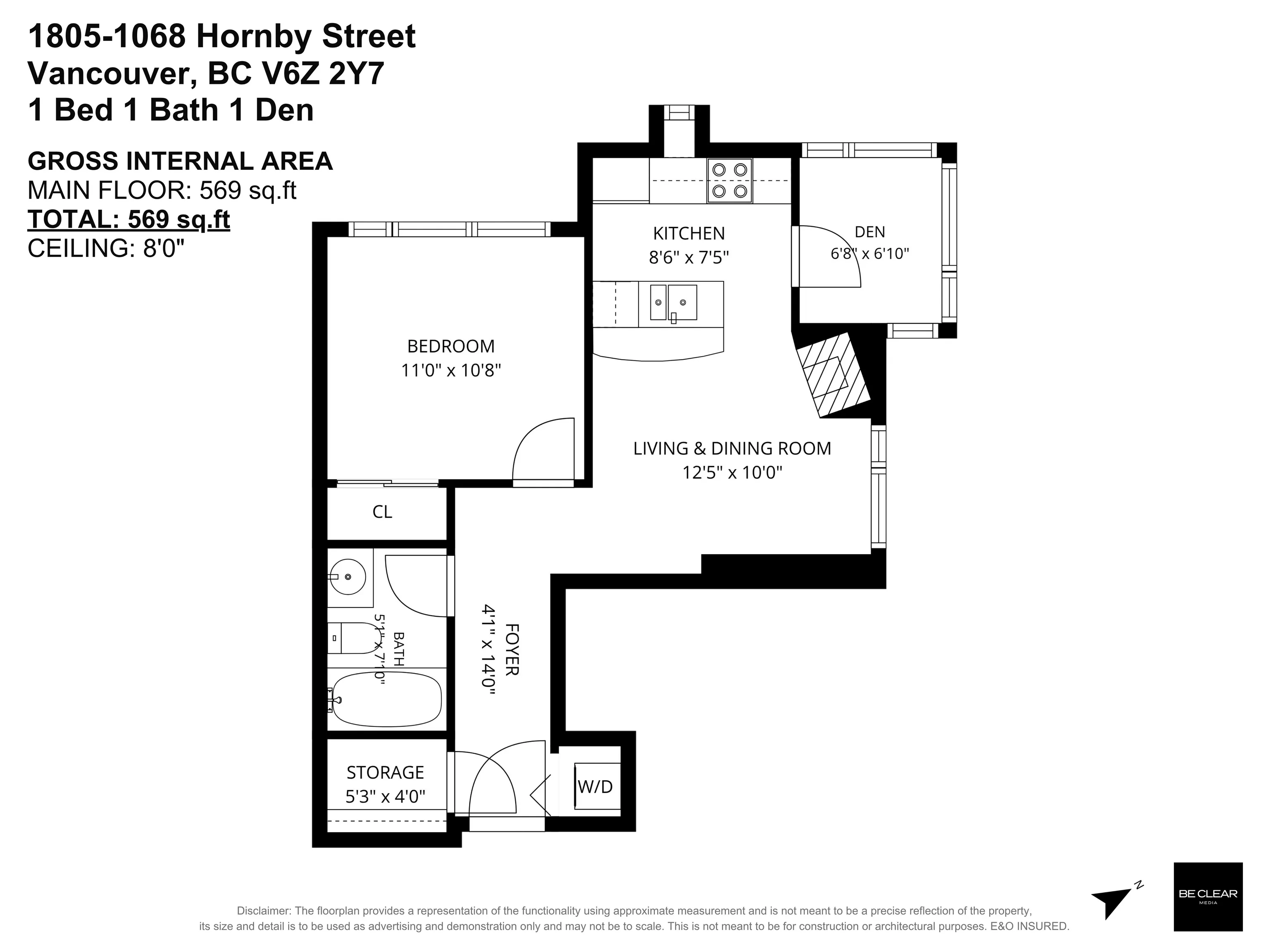 1068 Hornby Street #1805